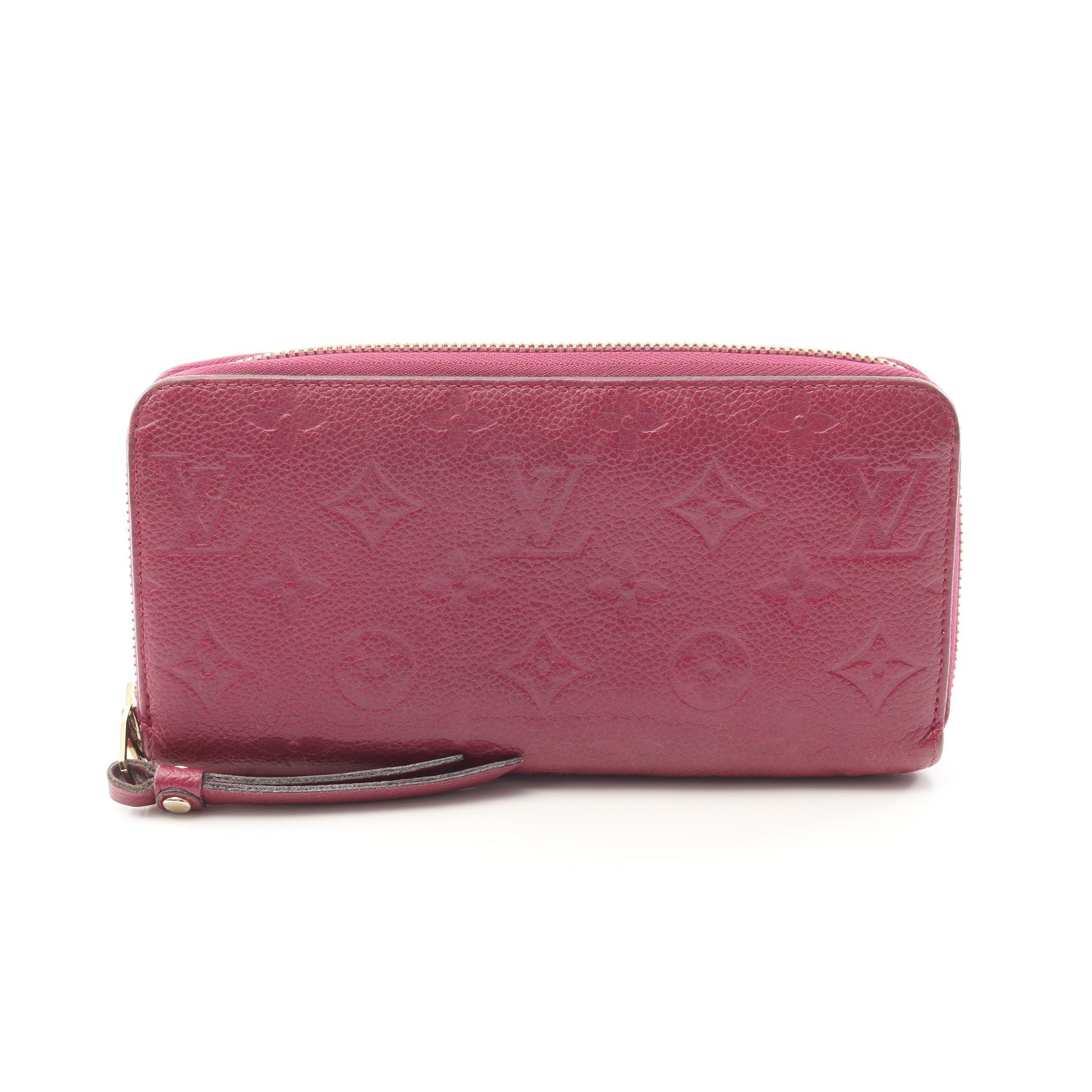Louis Vuitton Louis Vuitton Zippy Wallet Monogram Empreinte Oror Round Zipper Long Leather Pink Purple Size ONE SIZE - 1 Thumbnail