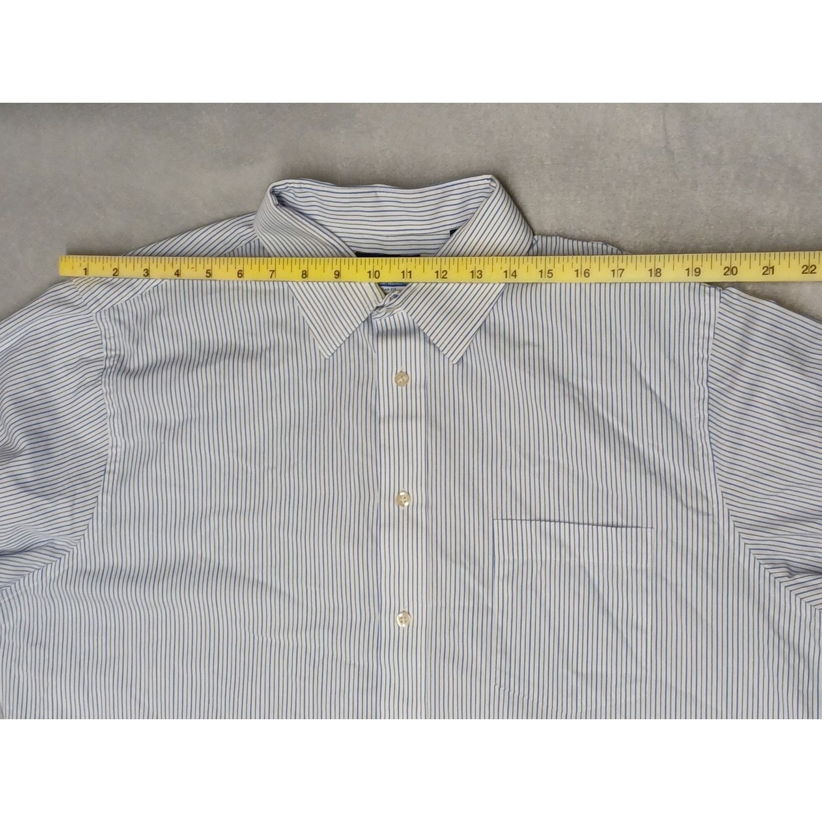 Chaps Chaps Stretch Collar Wrinkle Free Regular (17.5 34/35) Shirt Size ONE SIZE - 4 Thumbnail