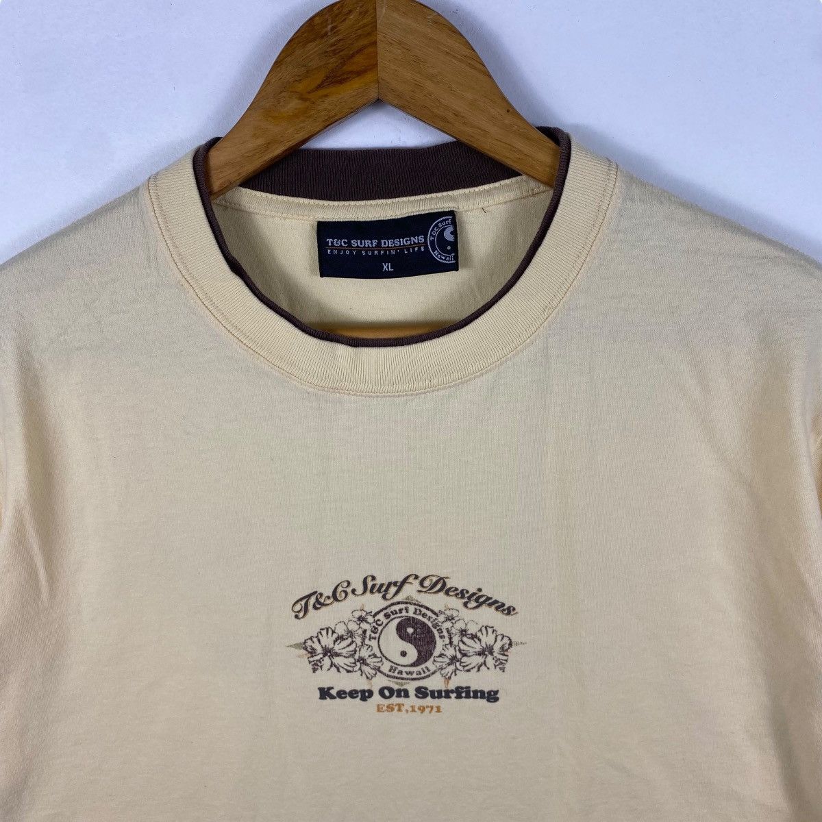 Vintage Vintage T&C Surf Designs Keep On Surfing Double Layered Surf Size US XL / EU 56 / 4 - 6 Thumbnail