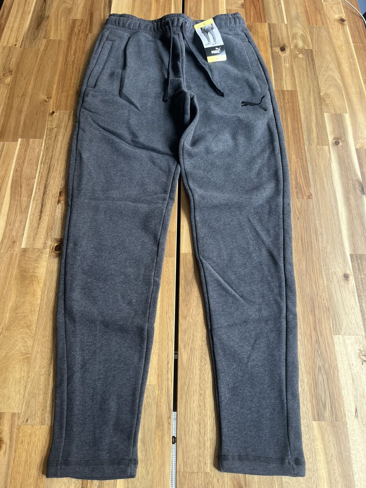 Puma New Men’s Gray Puma Sweatpants Size US 29 - 2 Thumbnail