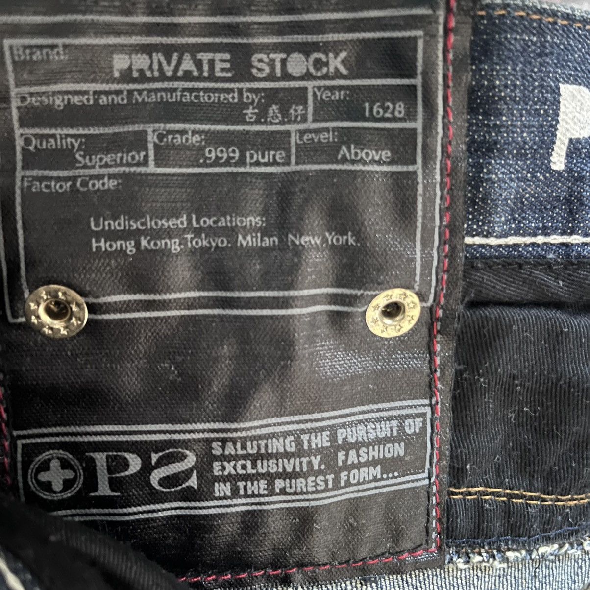Other Private Stock OPS Jeans Men’s 32x32 Rare Distressed Denim Size US 32 / EU 48 - 4 Thumbnail
