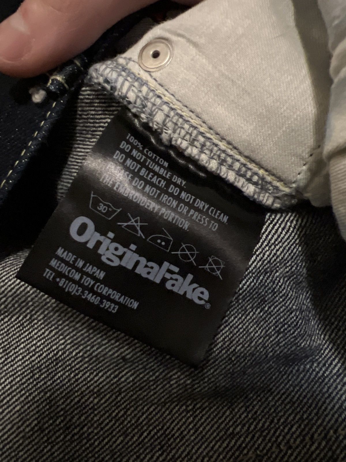 Original Fake Ss10 Chomper Denim Size US 31 - 2 Thumbnail