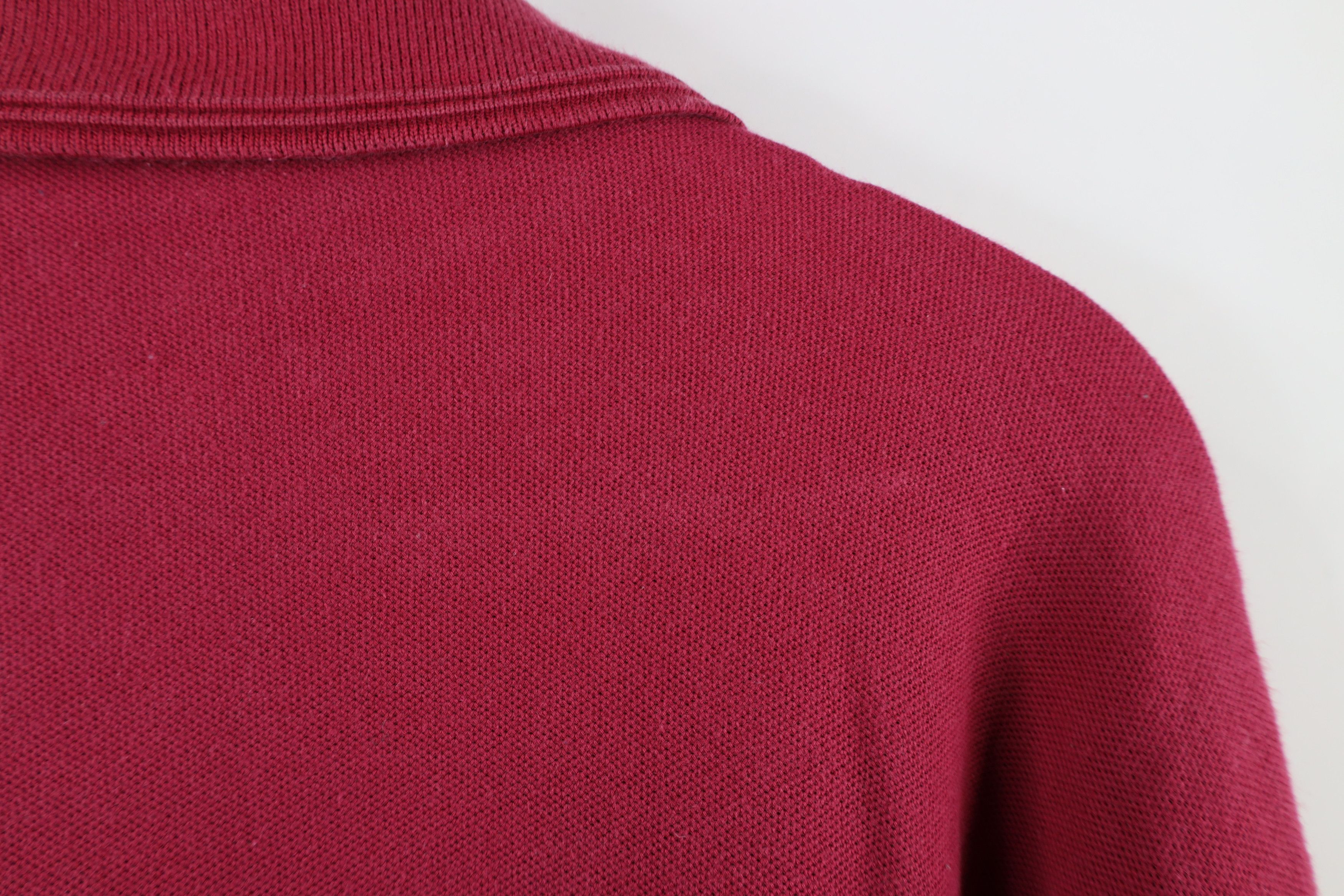 Vintage Vintage 90s Open Shinnecock Hills Long Sleeve Polo Shirt Red Size US L / EU 52-54 / 3 - 9 Thumbnail