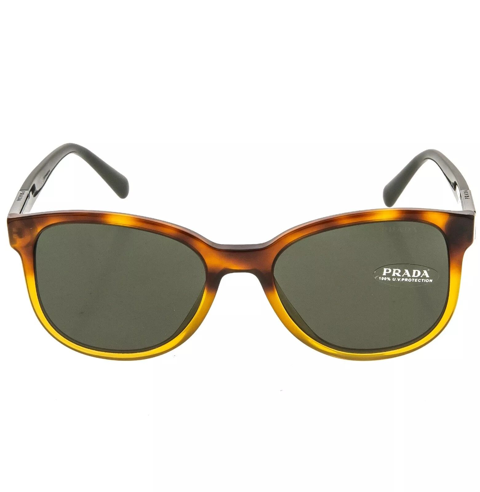 Prada PRADA Square 08U Brown Green Authentic Sunglasses PR08US Size ONE SIZE - 10 Thumbnail
