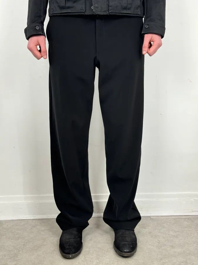 Armani Collezioni SS2006 Armani Collezioni Black Cozy Pants Size US 34 / EU 50 - 1 Thumbnail