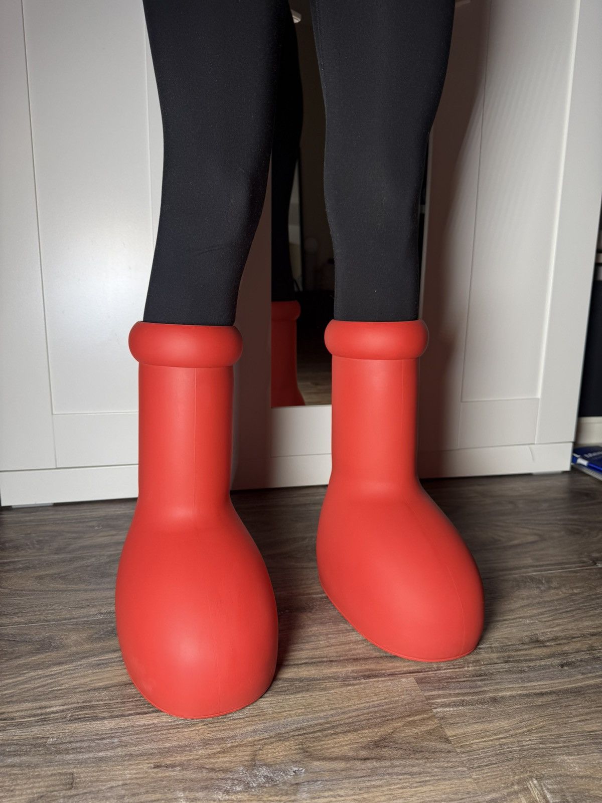 MSCHF MSCHF Big Red Boot Iconic Cartoon Style Size US 7 / EU 40New Size US 7 / IT 37 - 11 Thumbnail