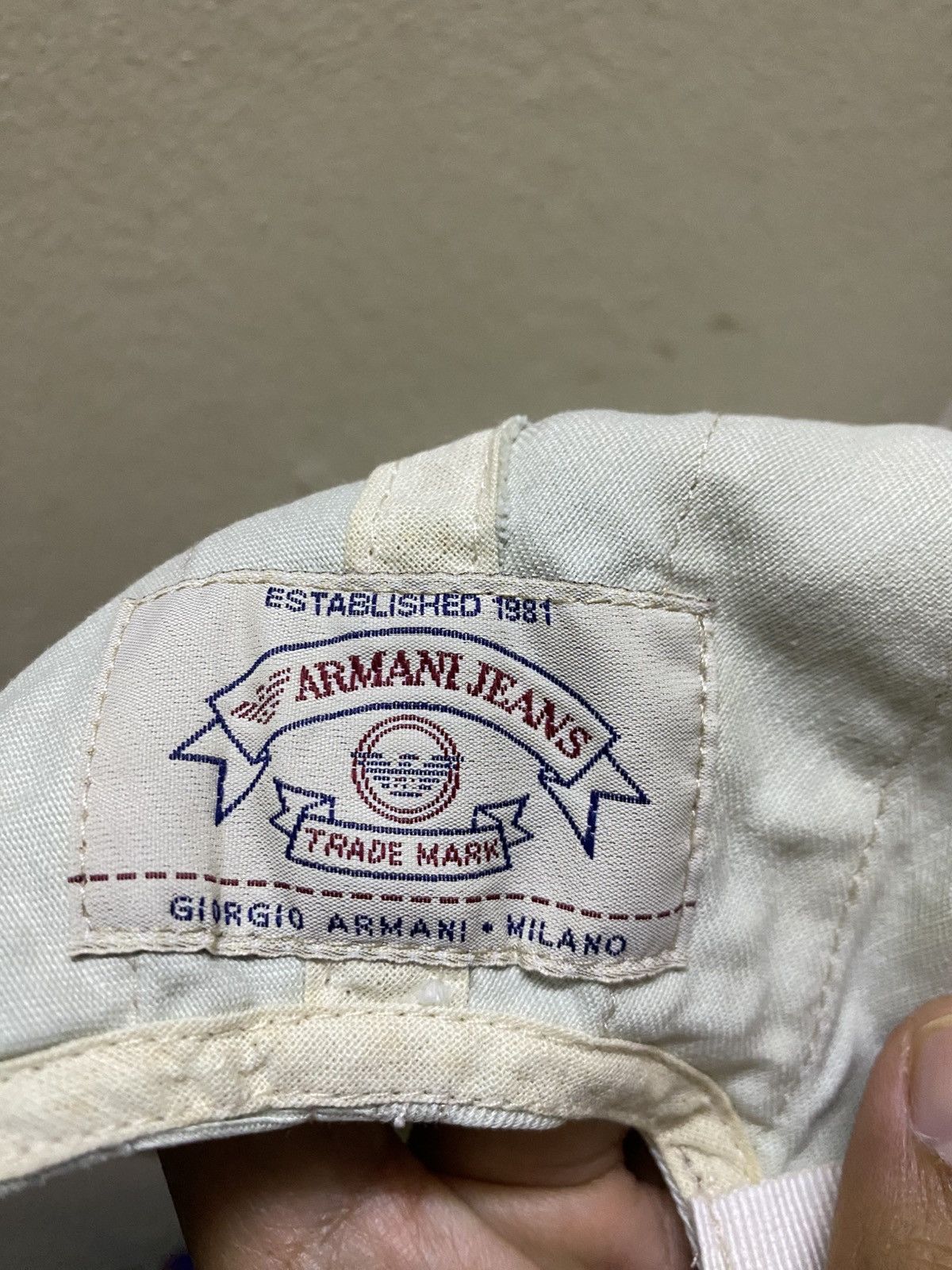 Armani Vintage Armani Jeans AJ Cap – Made in Italy (Y2K) Size ONE SIZE - 6 Thumbnail