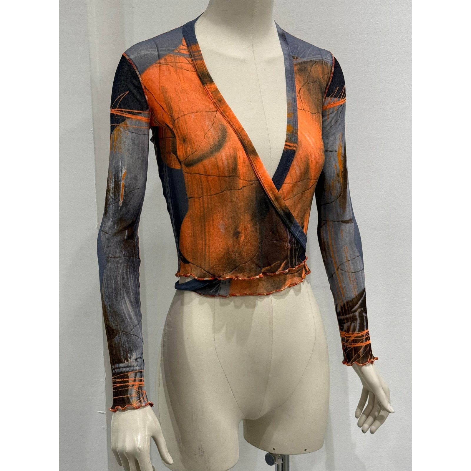 Jean Paul Gaultier S/S1999 Jean Paul Gaultier Venus de milo sheer cardigan top Size ONE SIZE - 2 Thumbnail