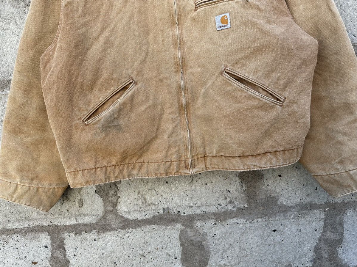 Carhartt 90's Faded Vintage Carhartt Detroit jacket J001 BRN Size US XXL / EU 58 / 5 - 4 Thumbnail