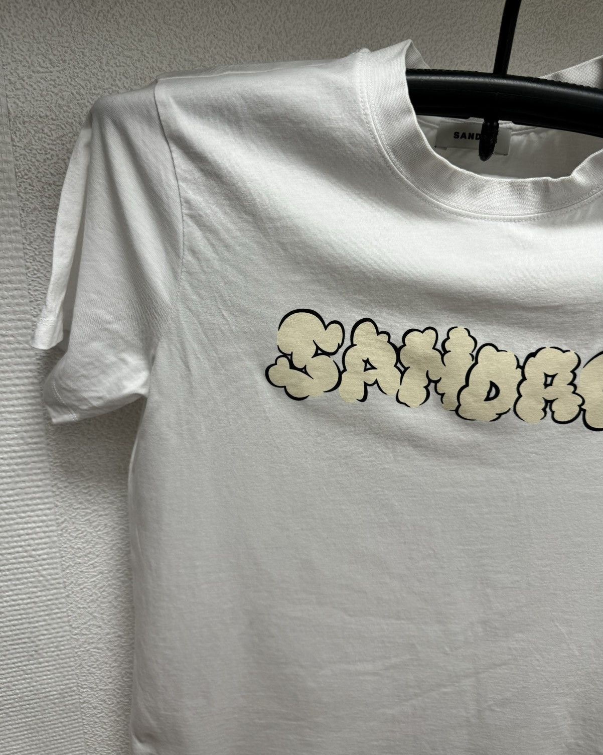 Sandro Sandro Paris white t-shirt S sz graffiti print Size US S / EU 44-46 / 1 - 2 Thumbnail