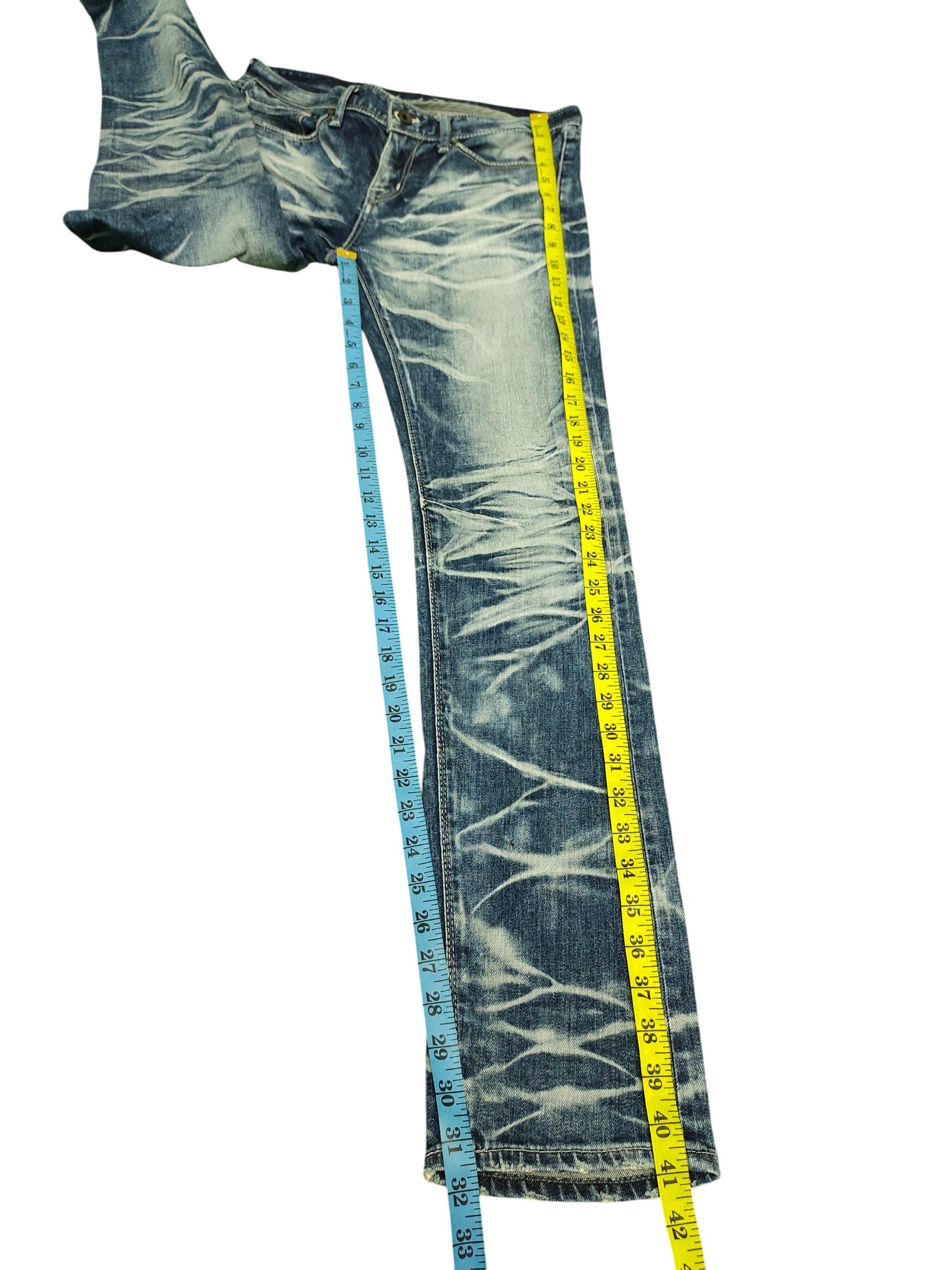 GOSTAR DE FUGA Gostar De Fuga Japan Jeans Clawmark Faded Denim Size US 31 - 16 Thumbnail