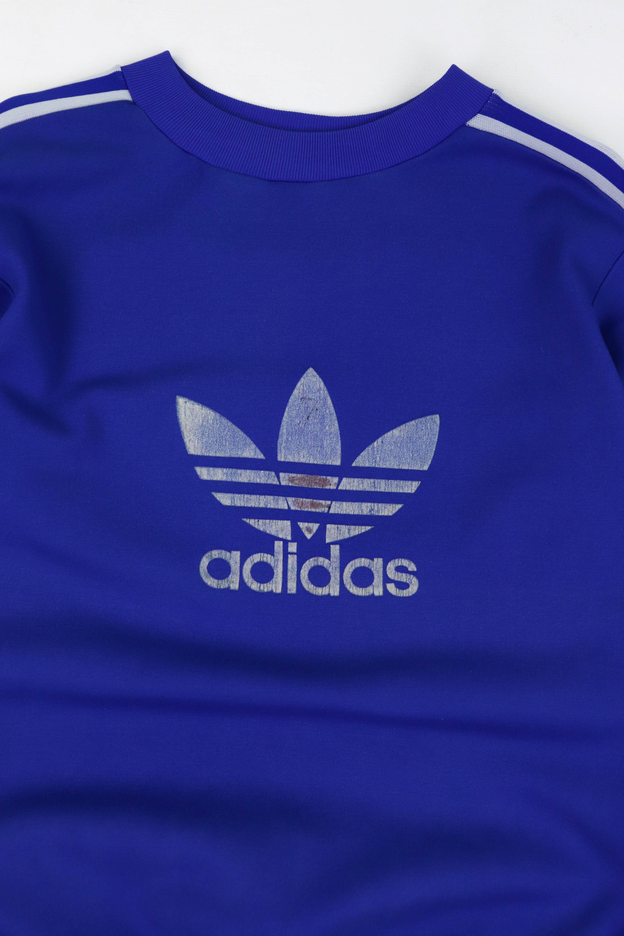 Adidas 70-80s Retro Vintage Adidas Big Logo Crewneck Sweatshirt Size US M / EU 48-50 / 2 - 5 Thumbnail