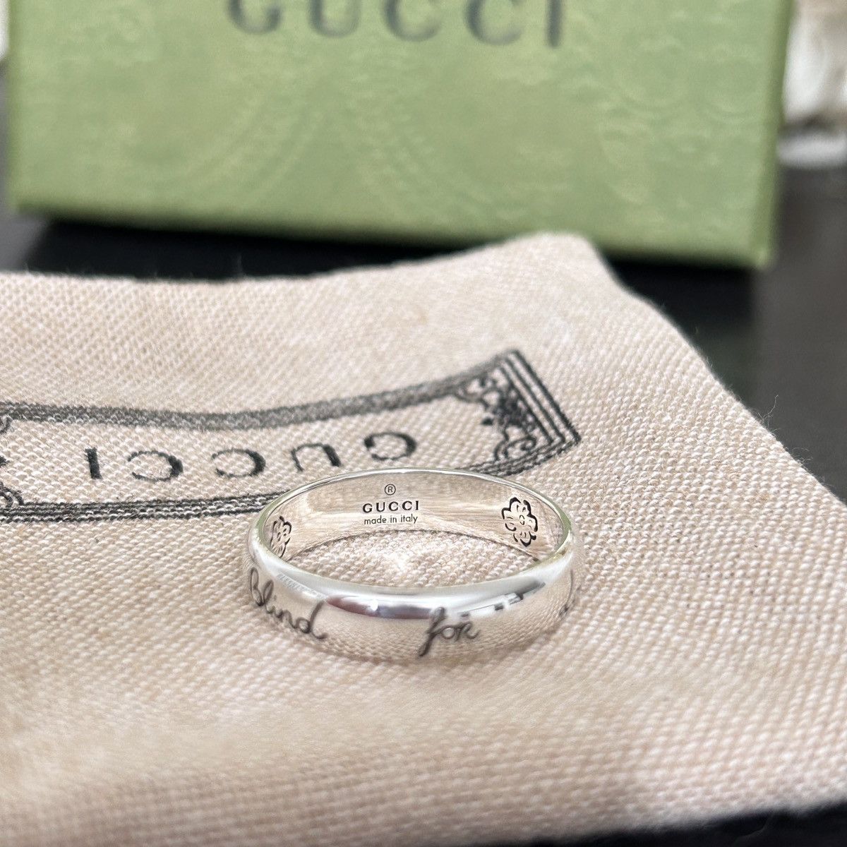 Gucci Gucci Blind For Love Ring - 10US Size ONE SIZE - 2 Thumbnail