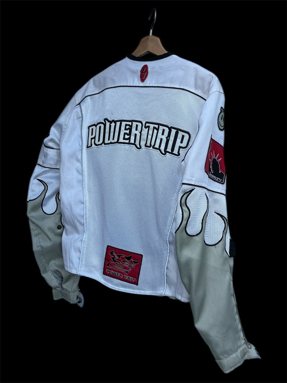 Kadoya White Power Trip Rider Jacket Size US XS / EU 42 / 0 - 6 Thumbnail