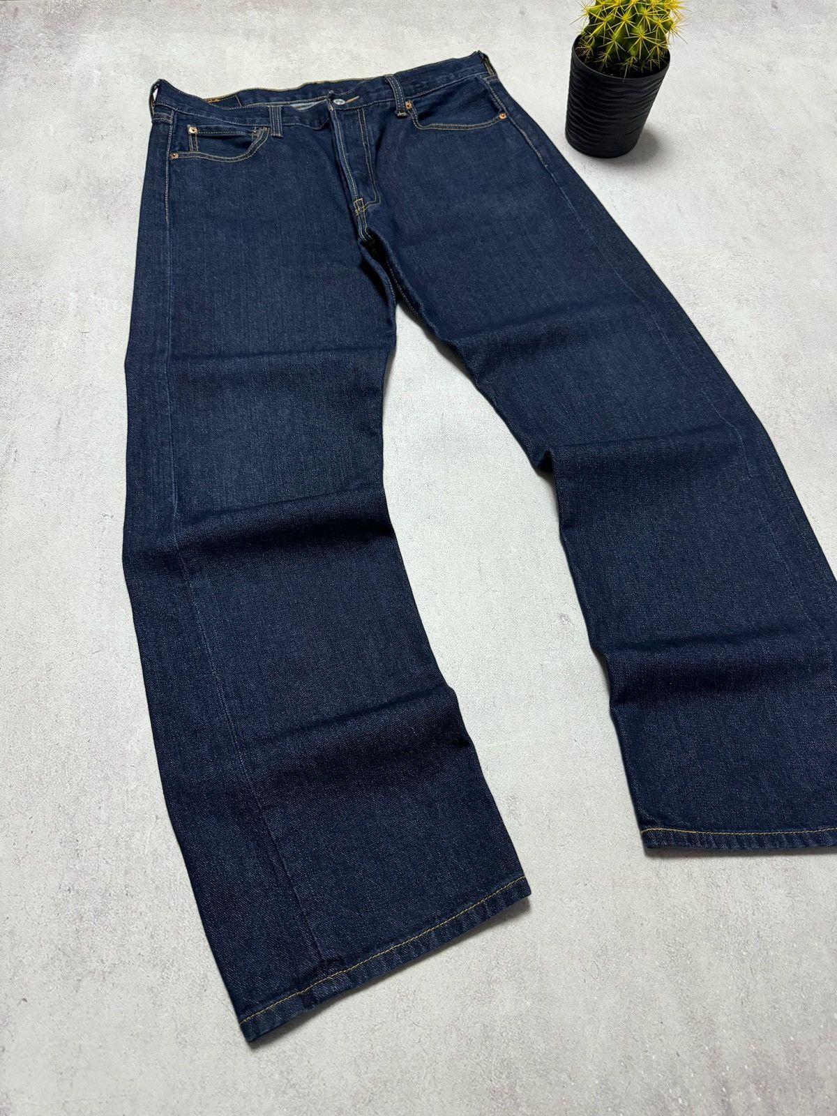 Levi's × Vintage Vintage Levis 501 Jeans Straight Baggy W36 L32 Baggy Y2K 90s Size US 36 / EU 52 - 7 Thumbnail