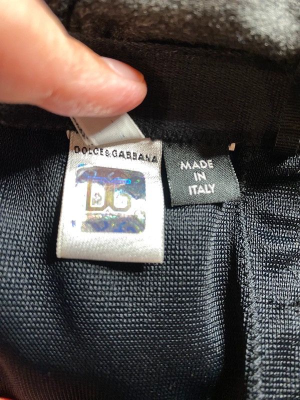 Dolce & Gabbana Black and gray pencil skirt Size 32" / US 10 / IT 46 - 8 Thumbnail