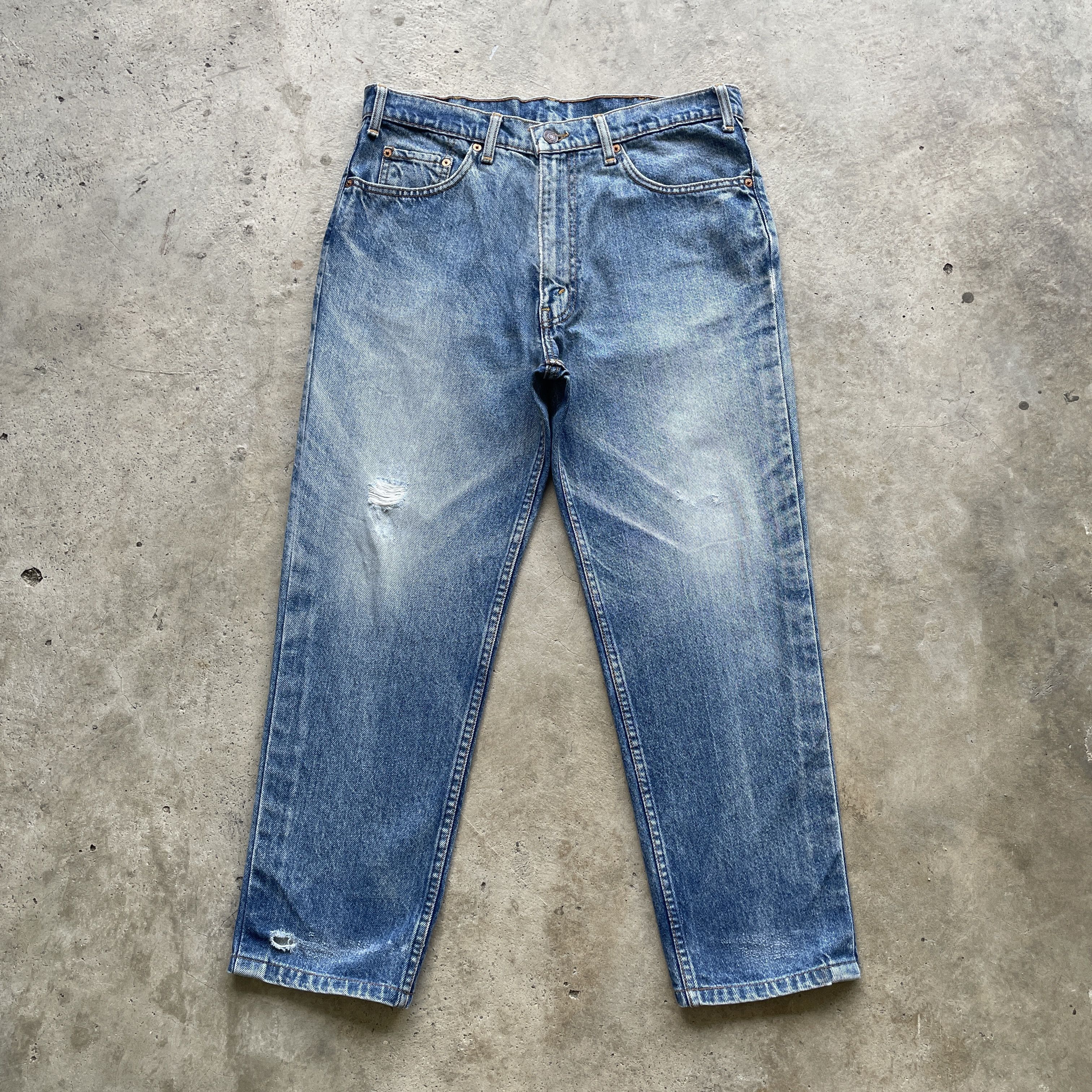 Levi's Vintage Clothing W33 VINTAGE LEVI’S 616 JEANS DISTRESSED FADED PANTS DENIM Size US 33 - 2 Thumbnail