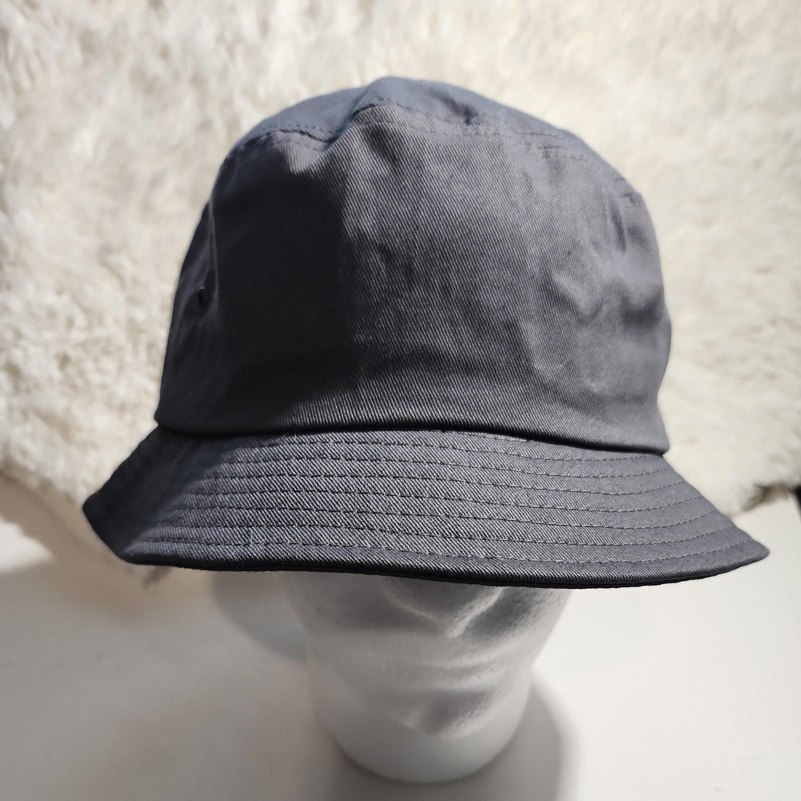 Other Blank Bucket Hat Cap Gray Cotton Plain Cotton Fishing Summer Size ONE SIZE - 1 Thumbnail