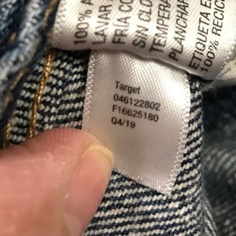 Other Cat & Jack Blue Dark Wash Denim Relaxed Stright Jean 18 Size 40" / US 18 - 5 Thumbnail