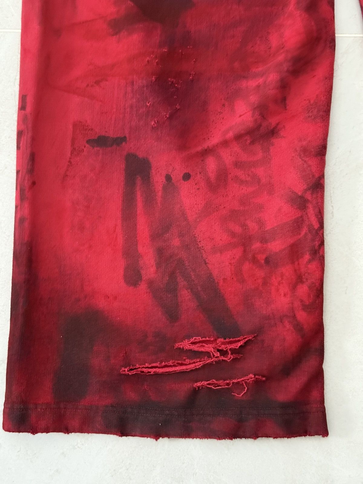 Balenciaga Balenciaga SS23 Red Skater Graffiti Sweatpants Sz.M Size US 34 / EU 50 - 7 Thumbnail