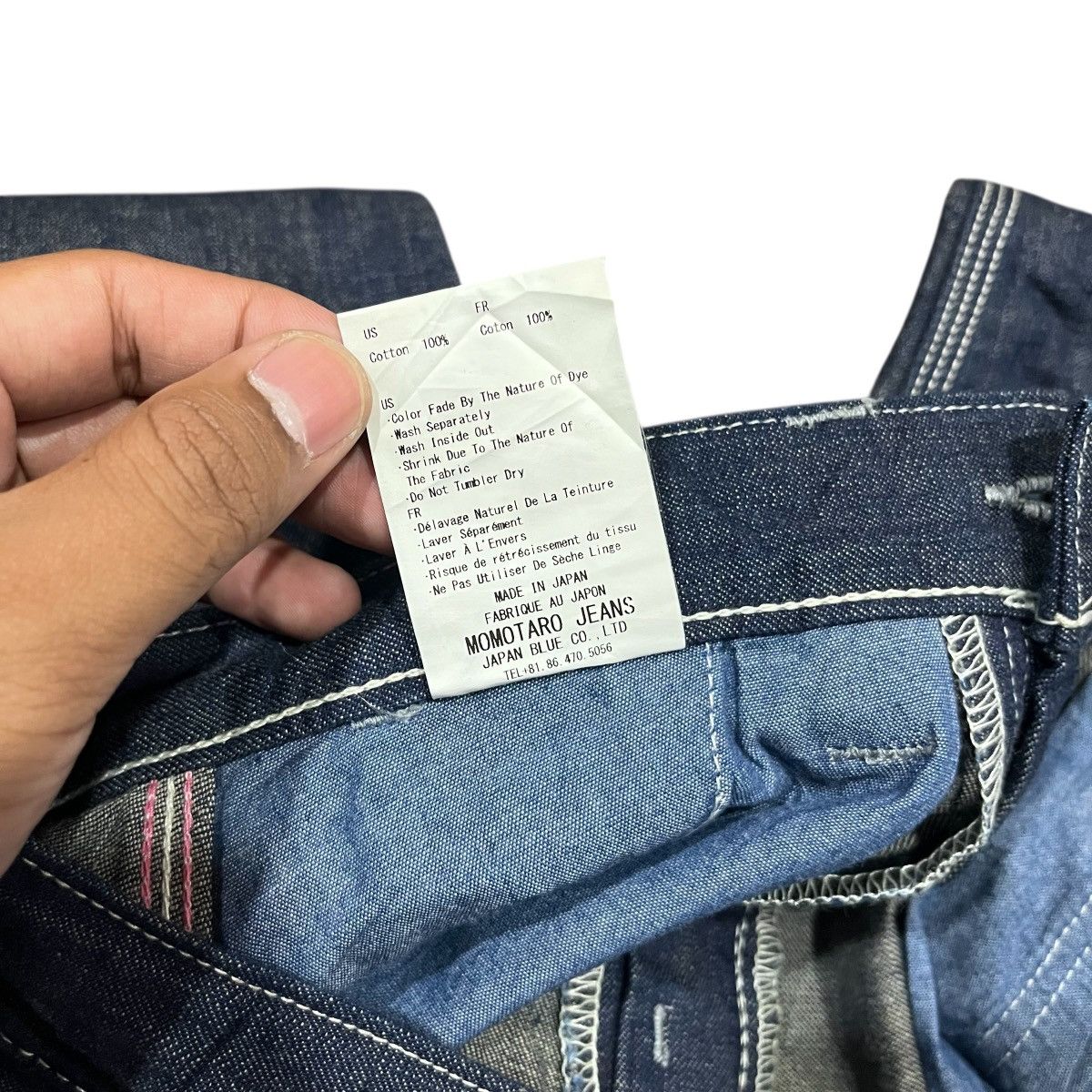 Momotaro Jeans Momotaro Jeans 10.5oz Double Hip Reflective Cropped WorkPant Size US 30 / EU 46 - 12 Thumbnail