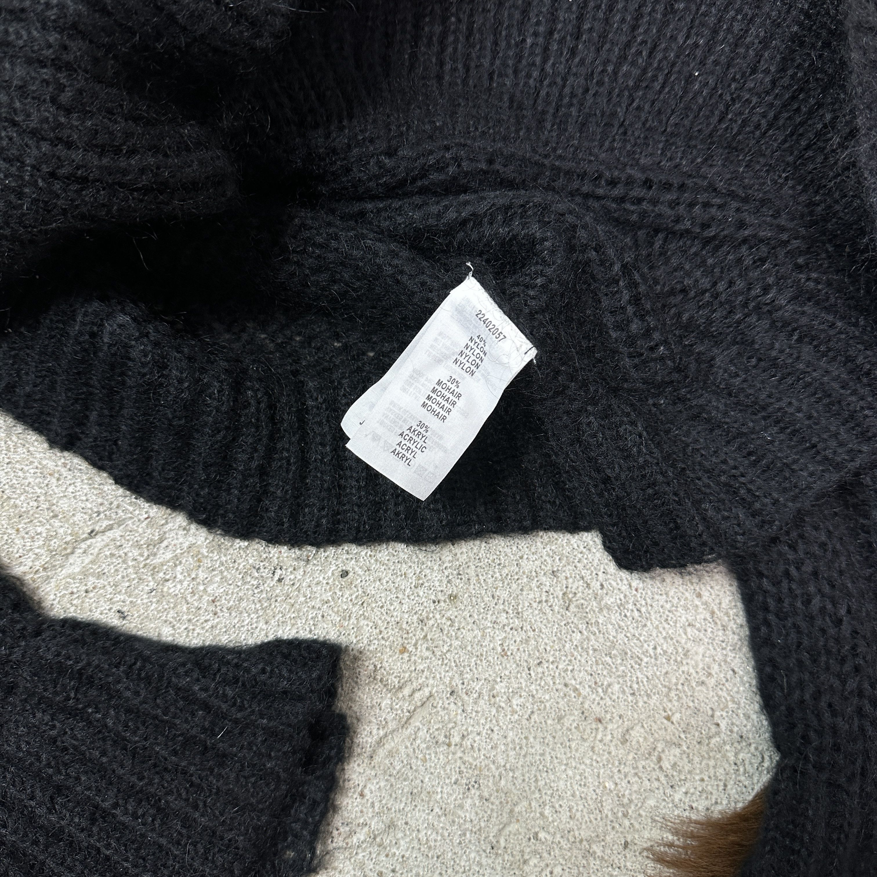 Vintage Vintage Avant Garde Mohair Big Button Cardigan Y2K Size S / US 4 / IT 40 - 10 Thumbnail