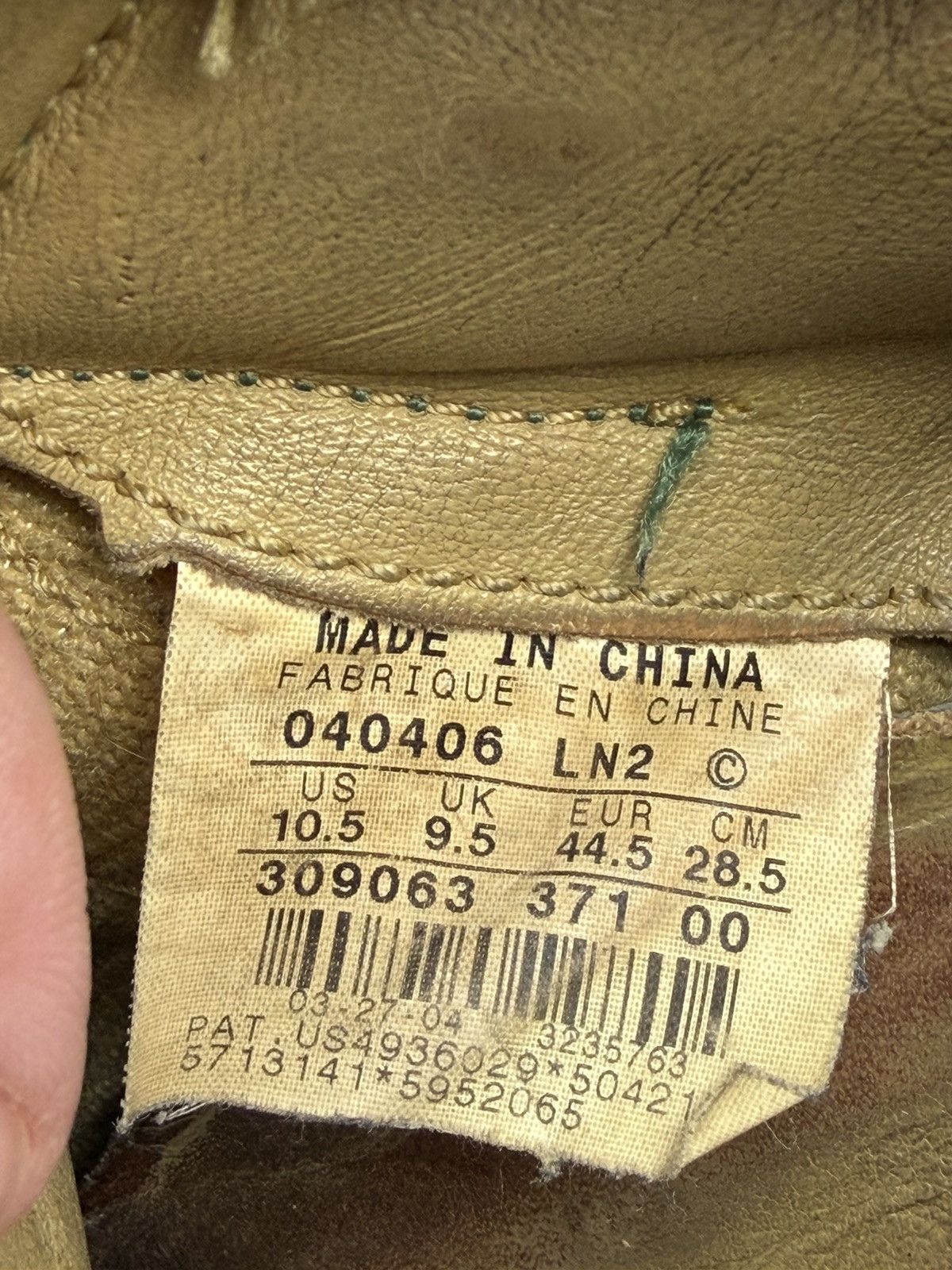 Nike Nike “LeBron” Air Force 1 Low 2006 Green Leather Sneakers Size US 10 / EU 43 - 7 Thumbnail