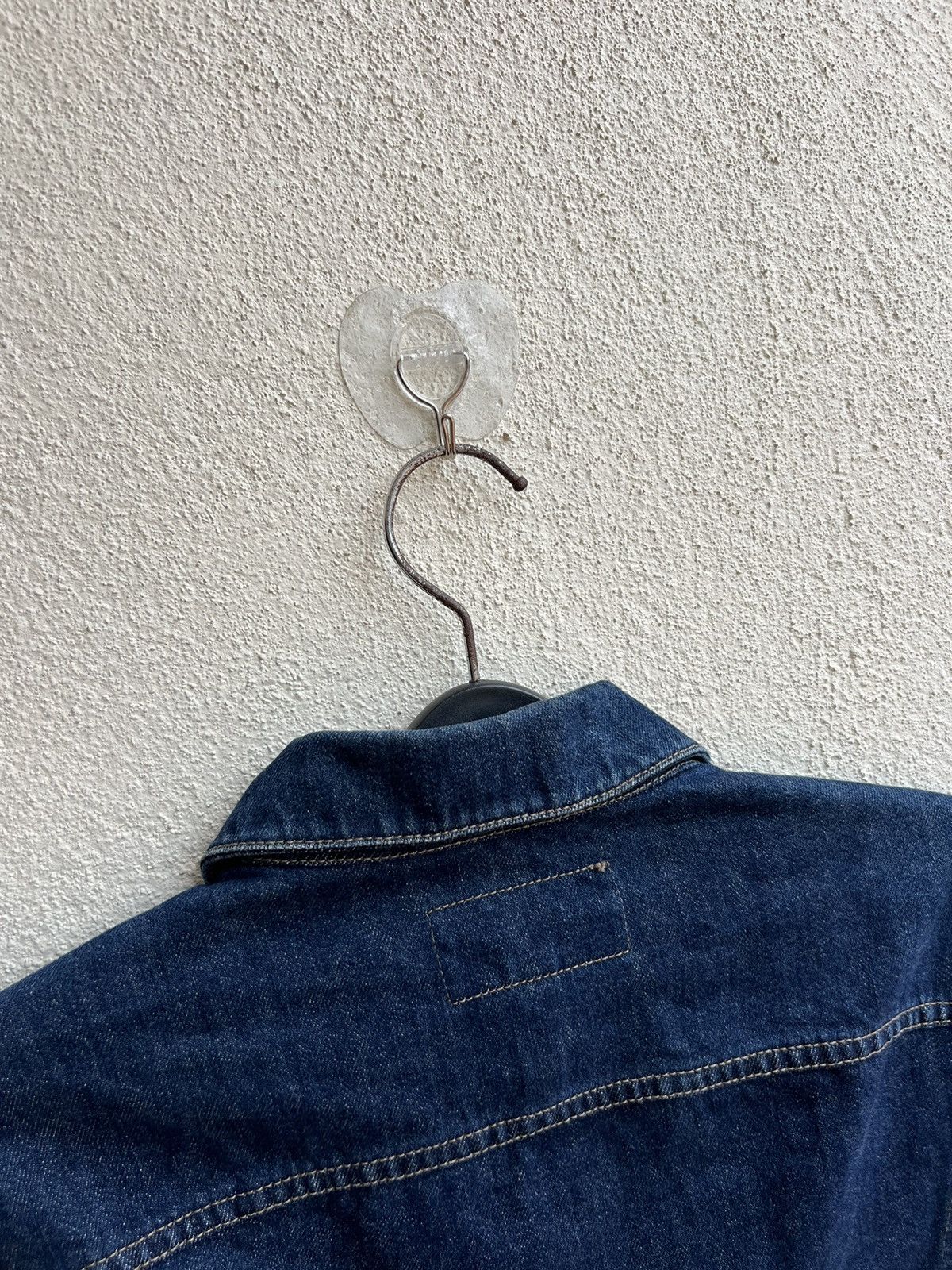 Armani AJ Armani Jeans Indigo 002 Series Denim Trucker Jacket Size US M / EU 48-50 / 2 - 14 Thumbnail
