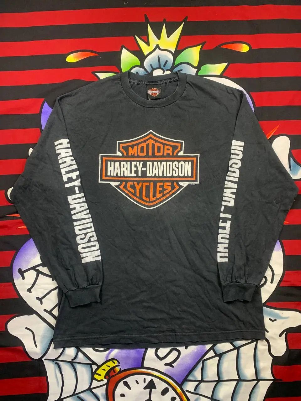 Harley Davidson Harley Davidson longsleeve tshirt in black Size XL Size US XL / EU 56 / 4 - 1 Thumbnail
