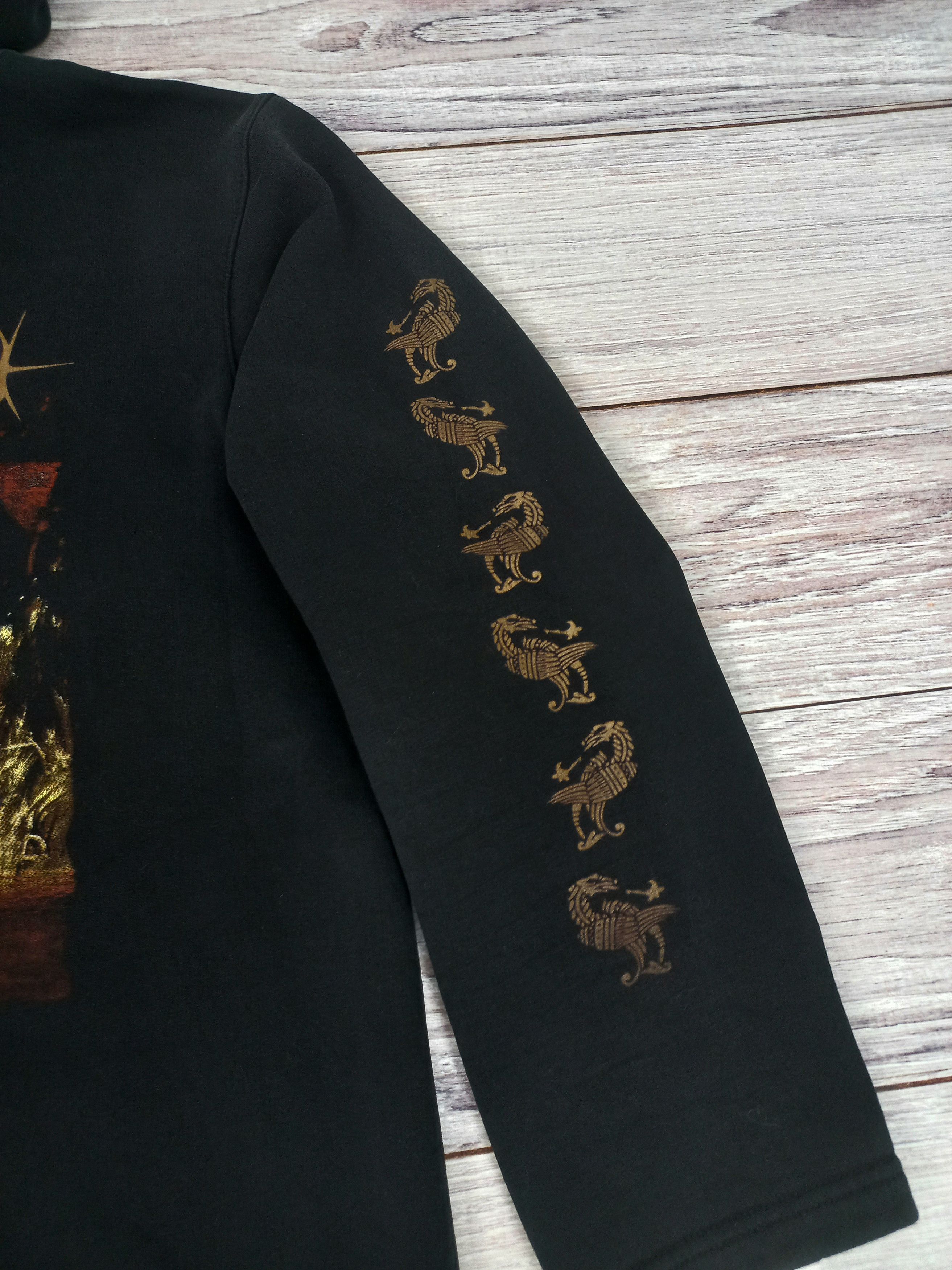 Band Tees × Vintage Very Rare Nokturnal Mortum vintage hoodie 2004 Size US XL / EU 56 / 4 - 3 Thumbnail