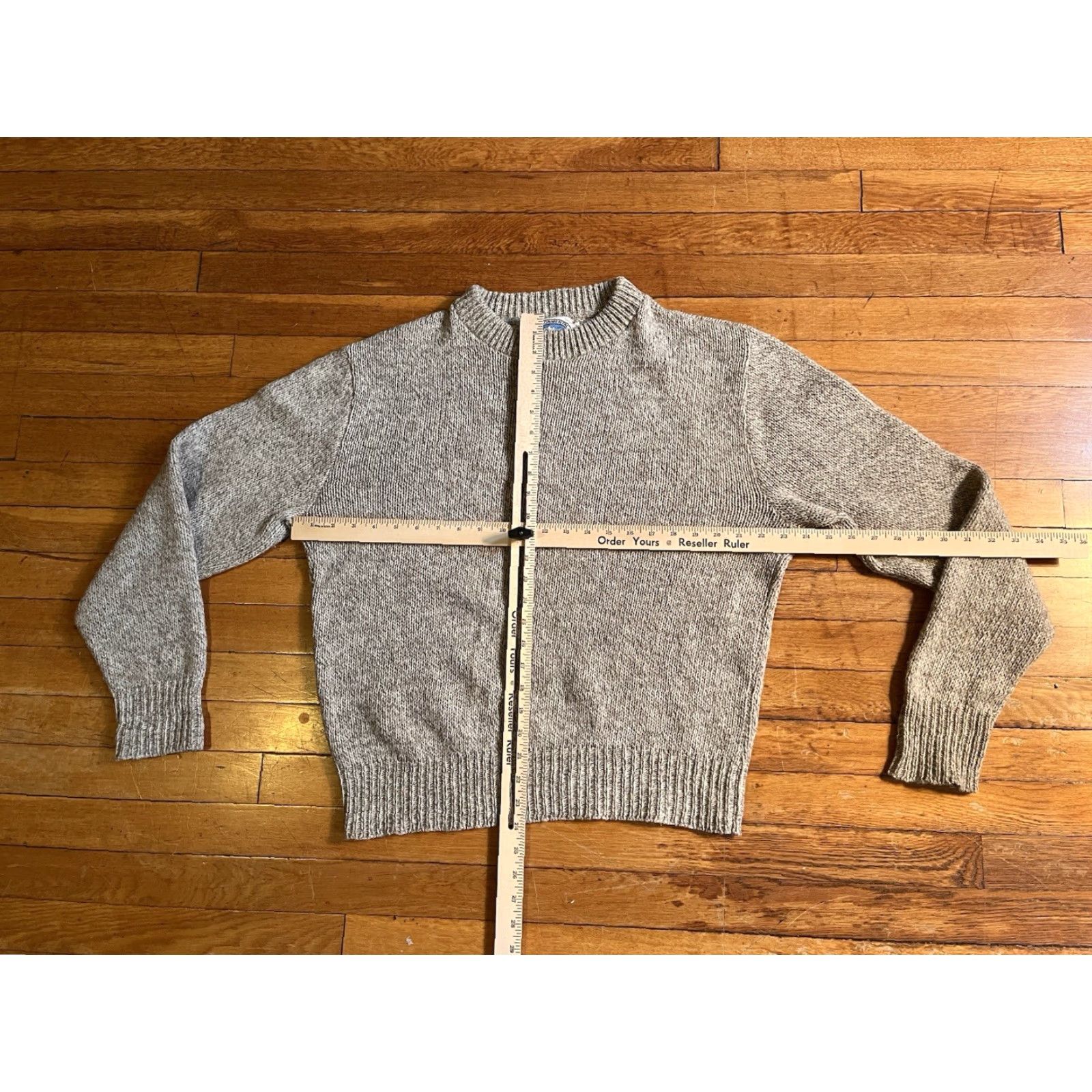 CO VINTAGE Environmental Clothing Co Sweater Men’s L Tan Gray Size US L / EU 52-54 / 3 - 6 Thumbnail
