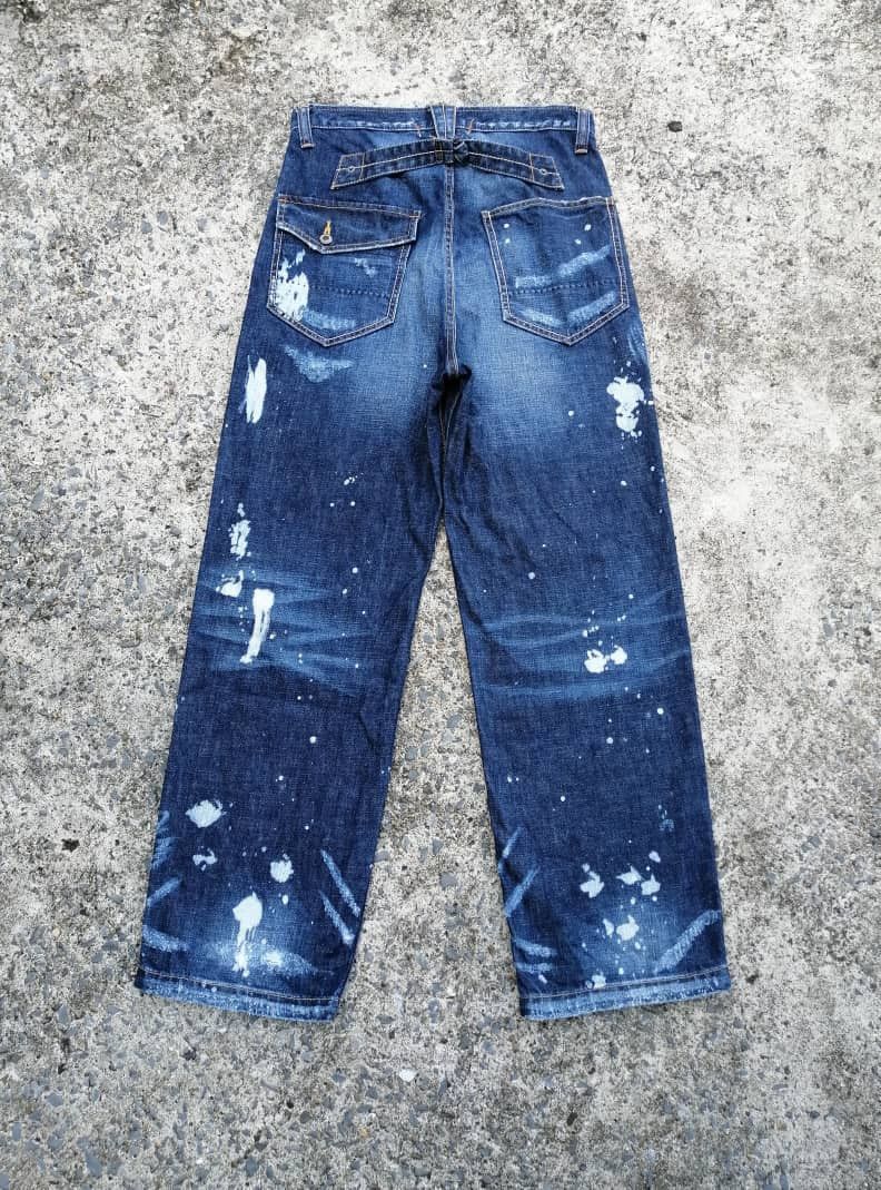 Designer Unknown Brand Nice Design Denim Jeans Size US 29 - 2 Thumbnail