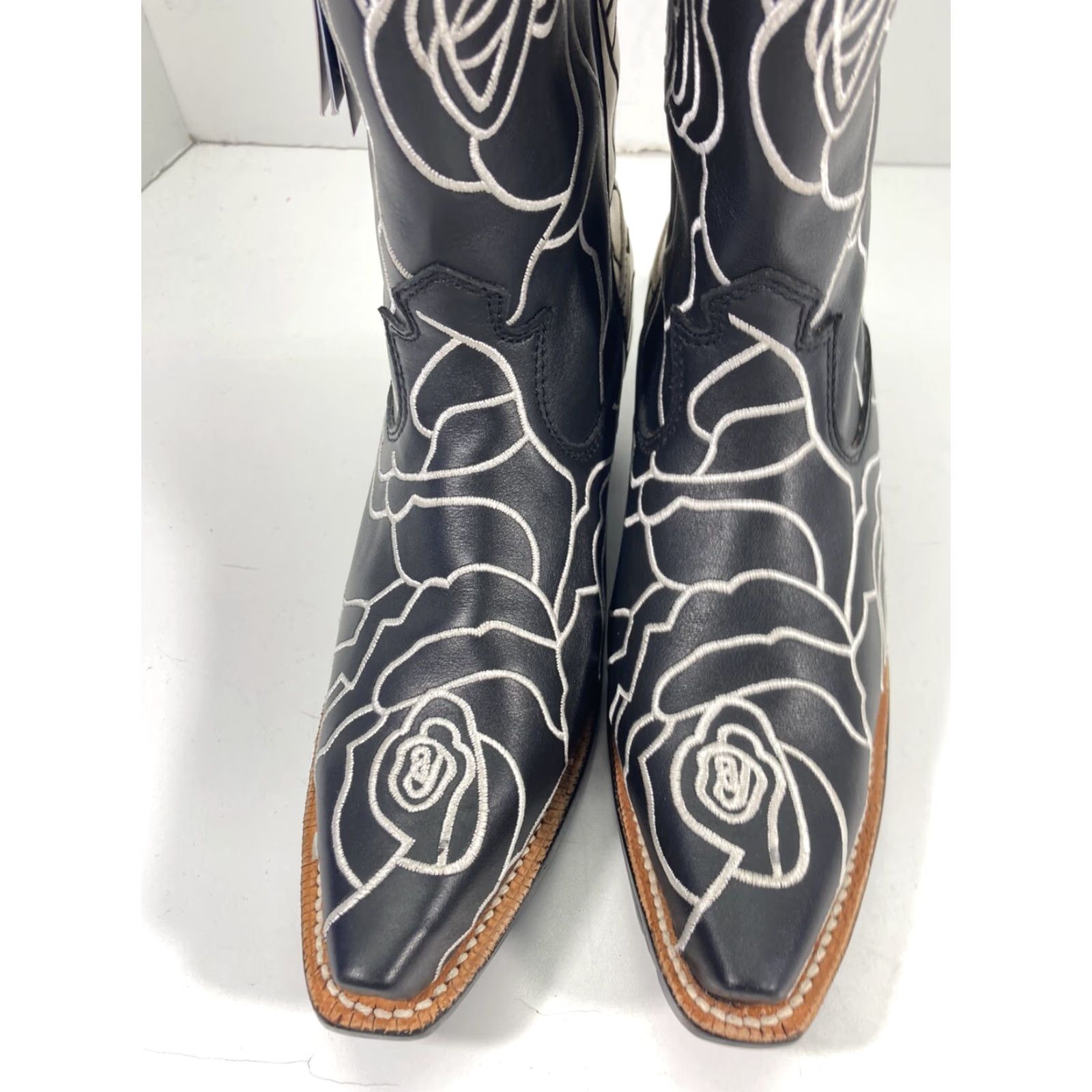 Twisted X Twisted X Olivia Bennett Boots Women Sz 6 B Black Leather Floral Western NWT Size US 6 / IT 36 - 3 Thumbnail