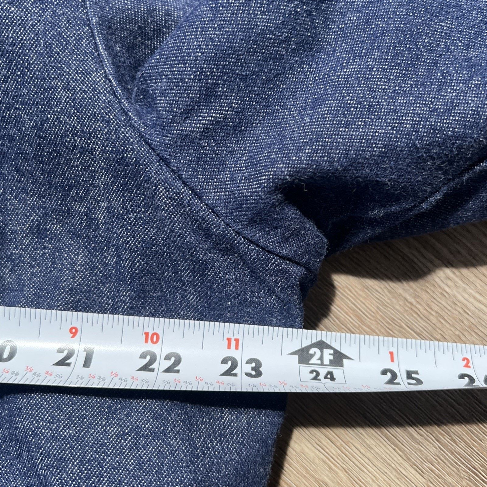 Sears Vintage 50s Lined Dark Denim Prison Stencil Chore Jacket XL Size US XL / EU 56 / 4 - 19 Thumbnail