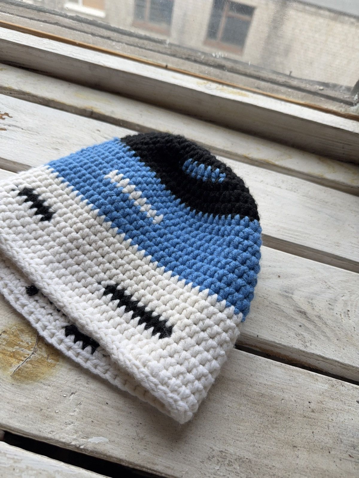 Japanese Brand Y2K 00s Retro Japanese Knitted Handmade Hat Vintage Rare Size ONE SIZE - 2 Thumbnail