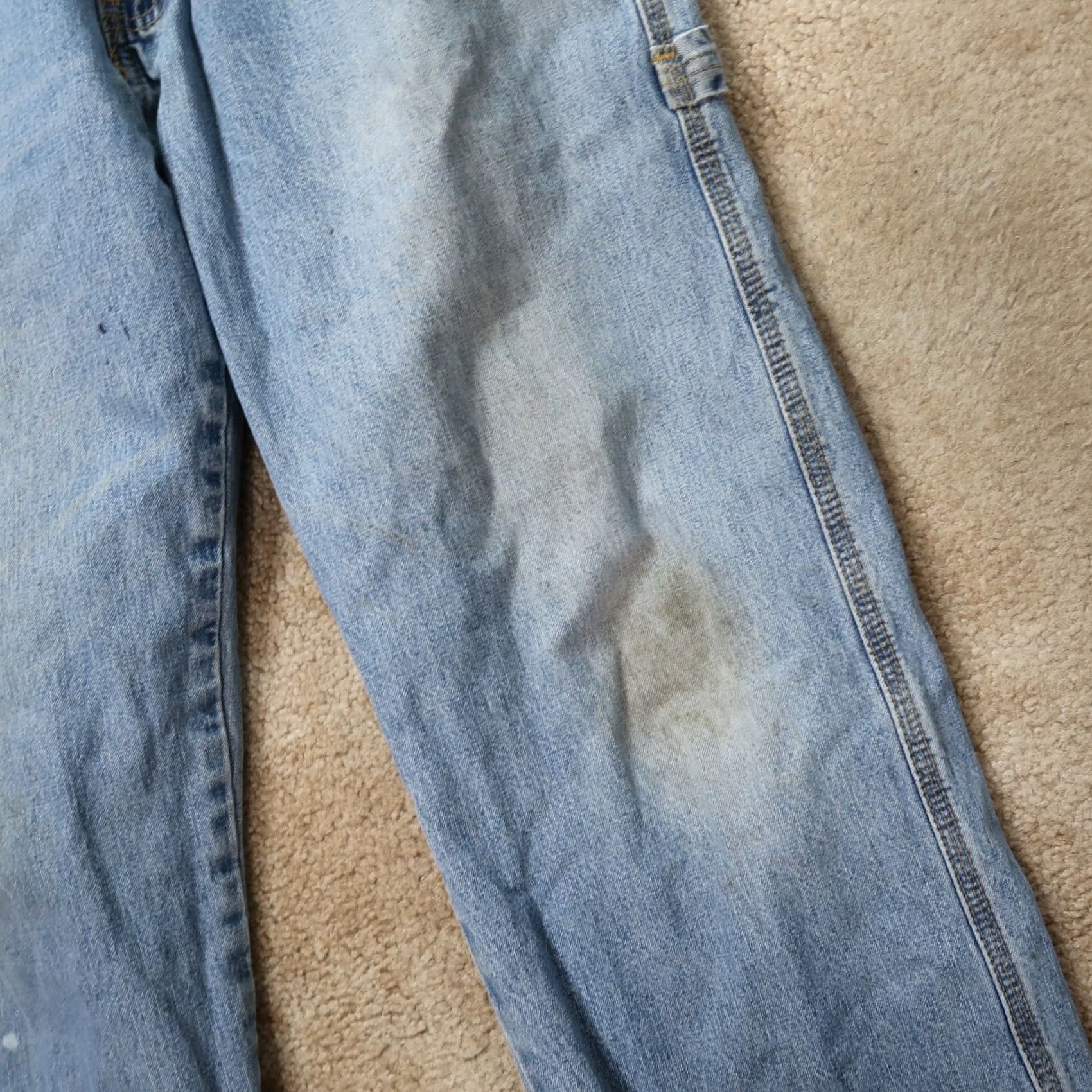 Levi's VINTAGE Levi's Signature Carpenter Jeans Jeans Mens 36x34 Blue Distressed Skater 90s Streetwear Boys? Womens? No. Size US 36 / EU 52 - 3 Thumbnail