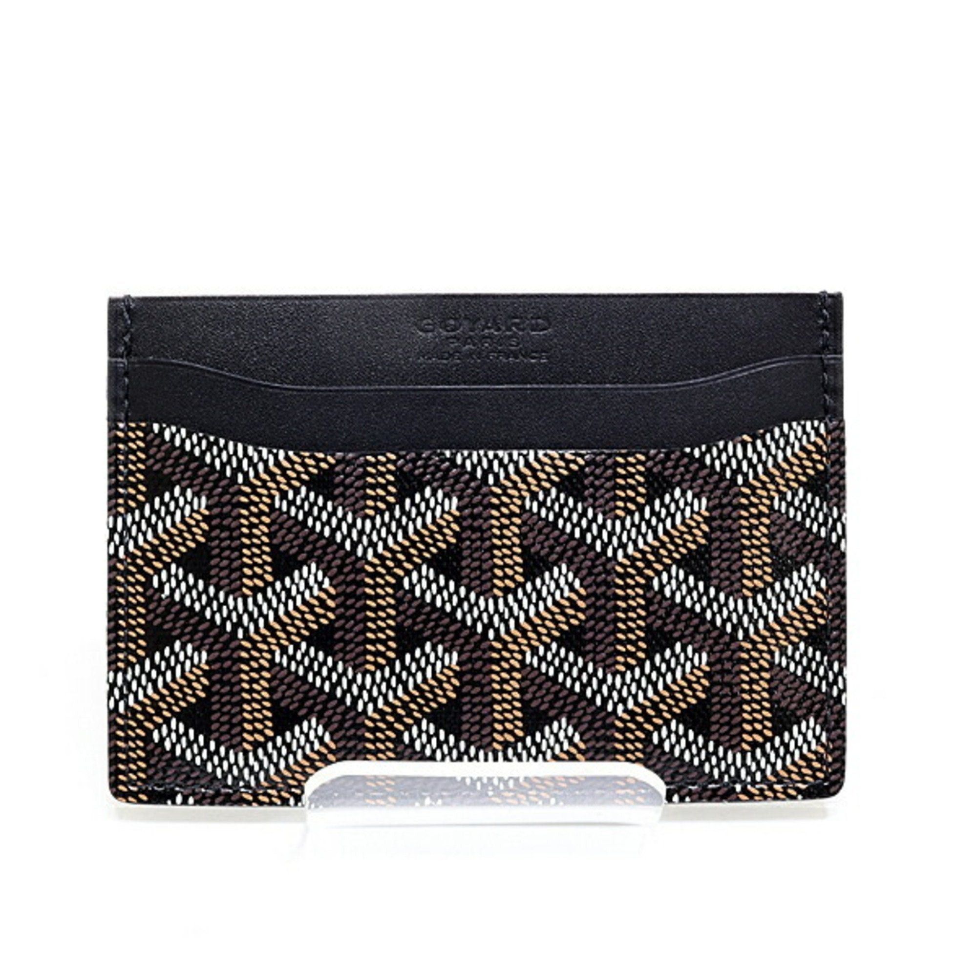image of Goyard Card Case Black,yellow, Women's