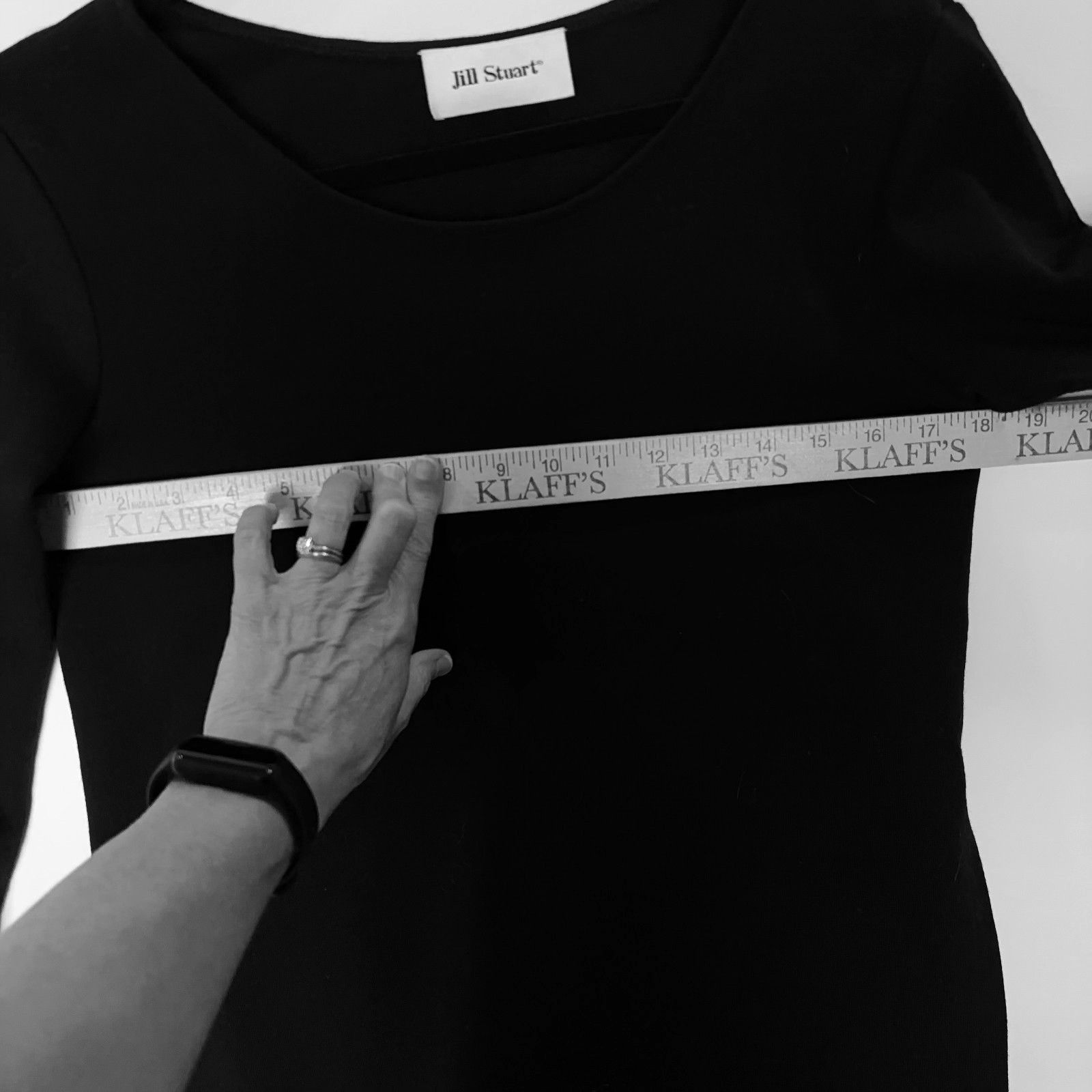 Other Vintage 1994 Jill Stuart Sample Black Ponte Knit Sweater Size S / US 4 / IT 40 - 9 Thumbnail