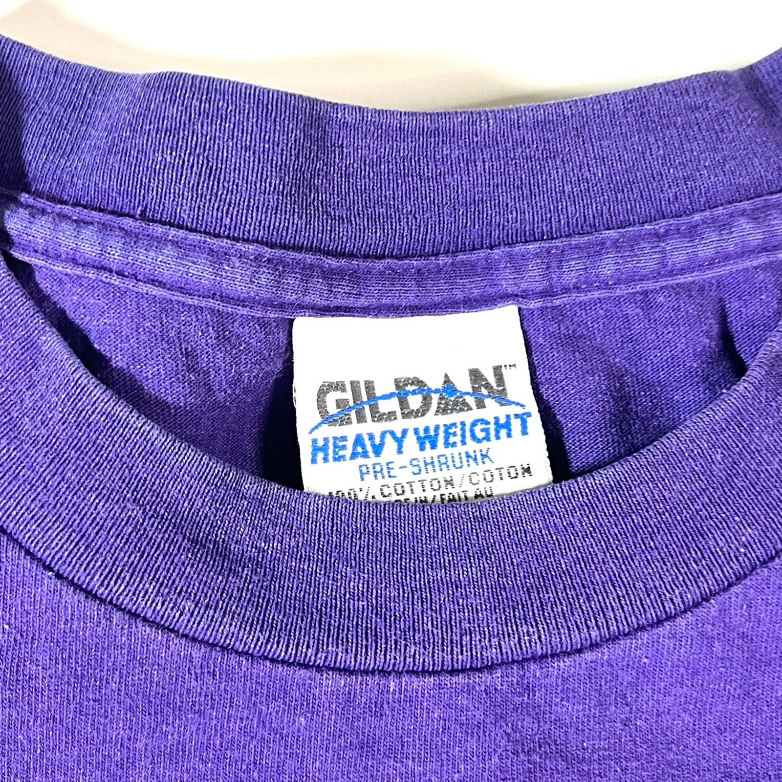 Other Vintage 2000’s Gildan Heavyweight Purple Blank Shirt Large Size US L / EU 52-54 / 3 - 3 Thumbnail