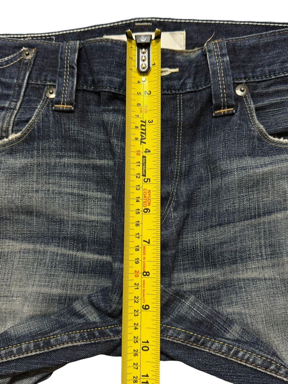 Levi's Vintage Y2K Levis 511 Buckle Back Blue Faded Wash Distress Size US 32 / EU 48 - 11 Thumbnail