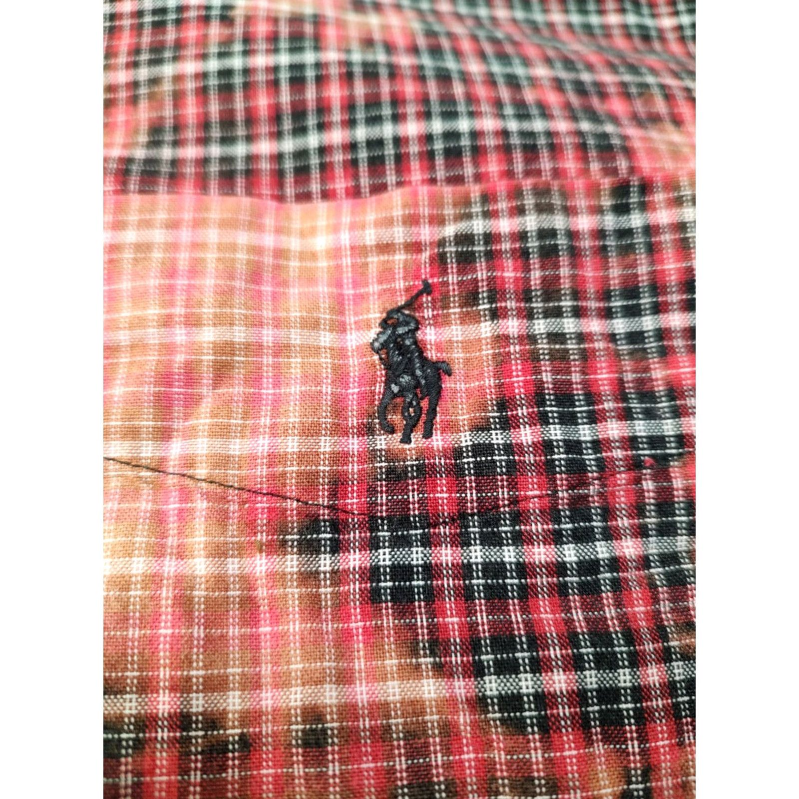 Ralph Lauren VINTAGE Polo Ralph Lauren Big Shirt Button-Down Shirt XL Mens Red 90s Retro College Hip Hop Preppy USA Size US XL / EU 56 / 4 - 4 Thumbnail