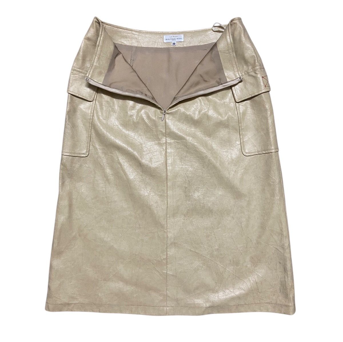 Balenciaga × Vintage Vintage Balenciaga Paris Skirt Size 26" / US 2 / IT 38 - 3 Thumbnail