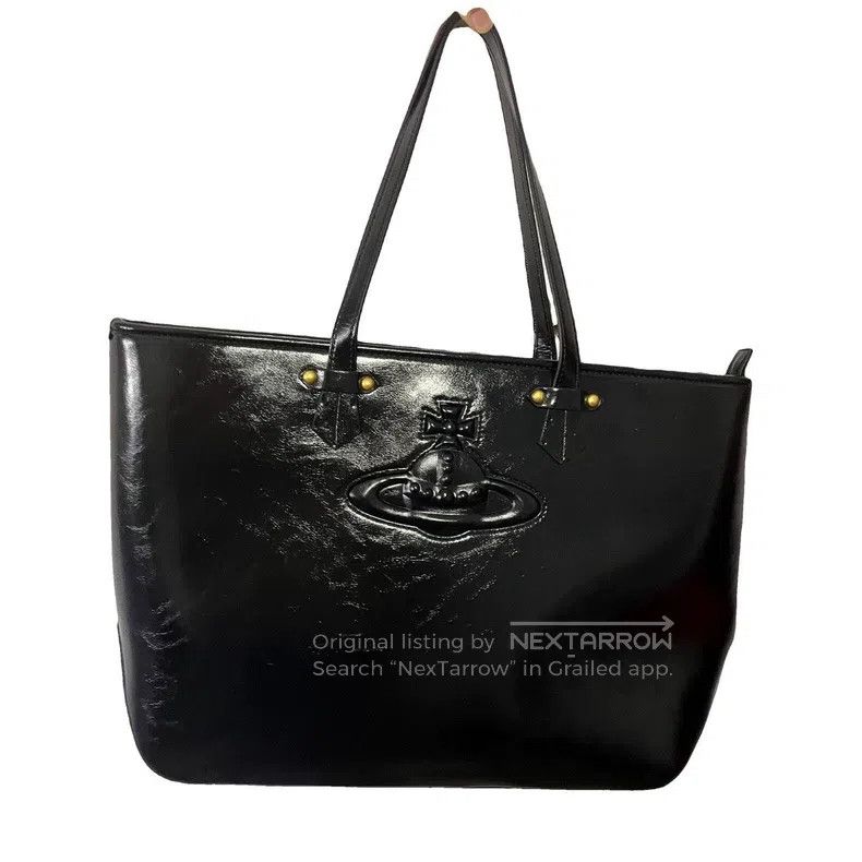 Vivienne Westwood Vivienne Westwood size os Waxed Cowhide Tote Bag Size ONE SIZE - 2 Thumbnail