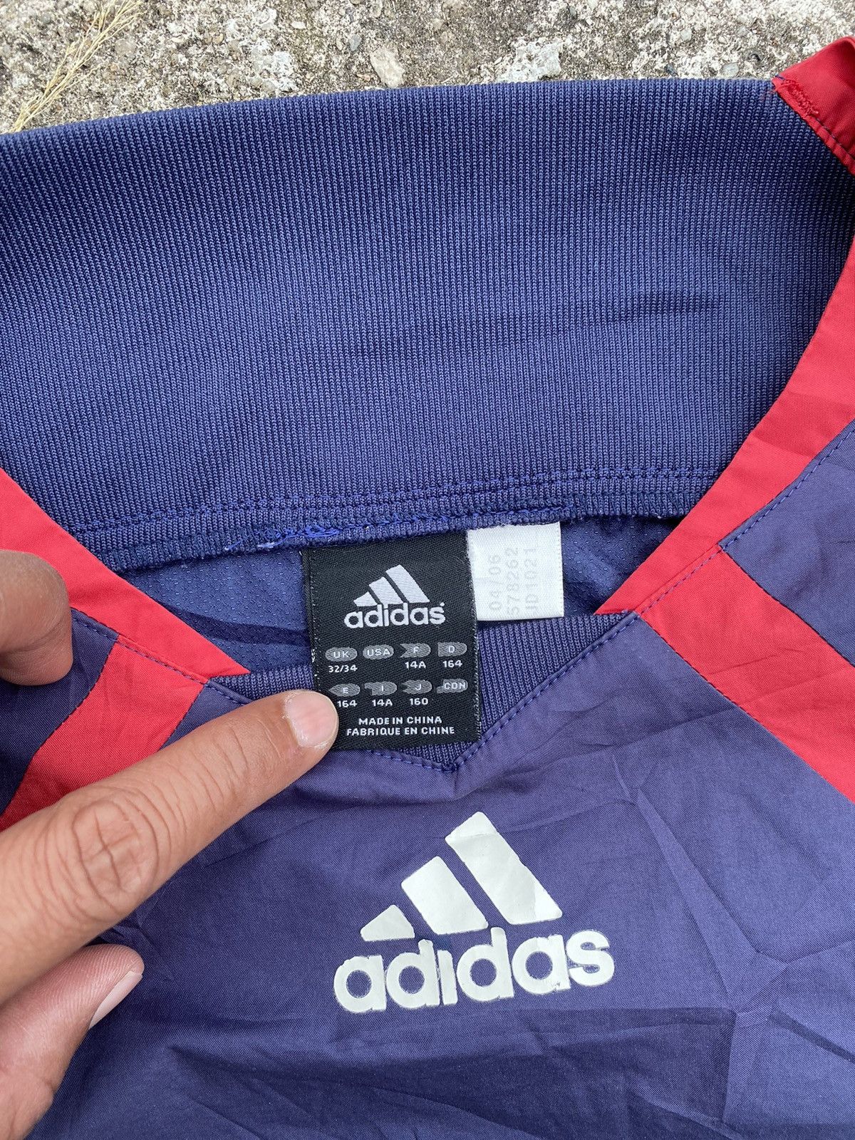 Adidas Vintage Adidas Pullover Windbreaker Size US L / EU 52-54 / 3 - 2 Thumbnail