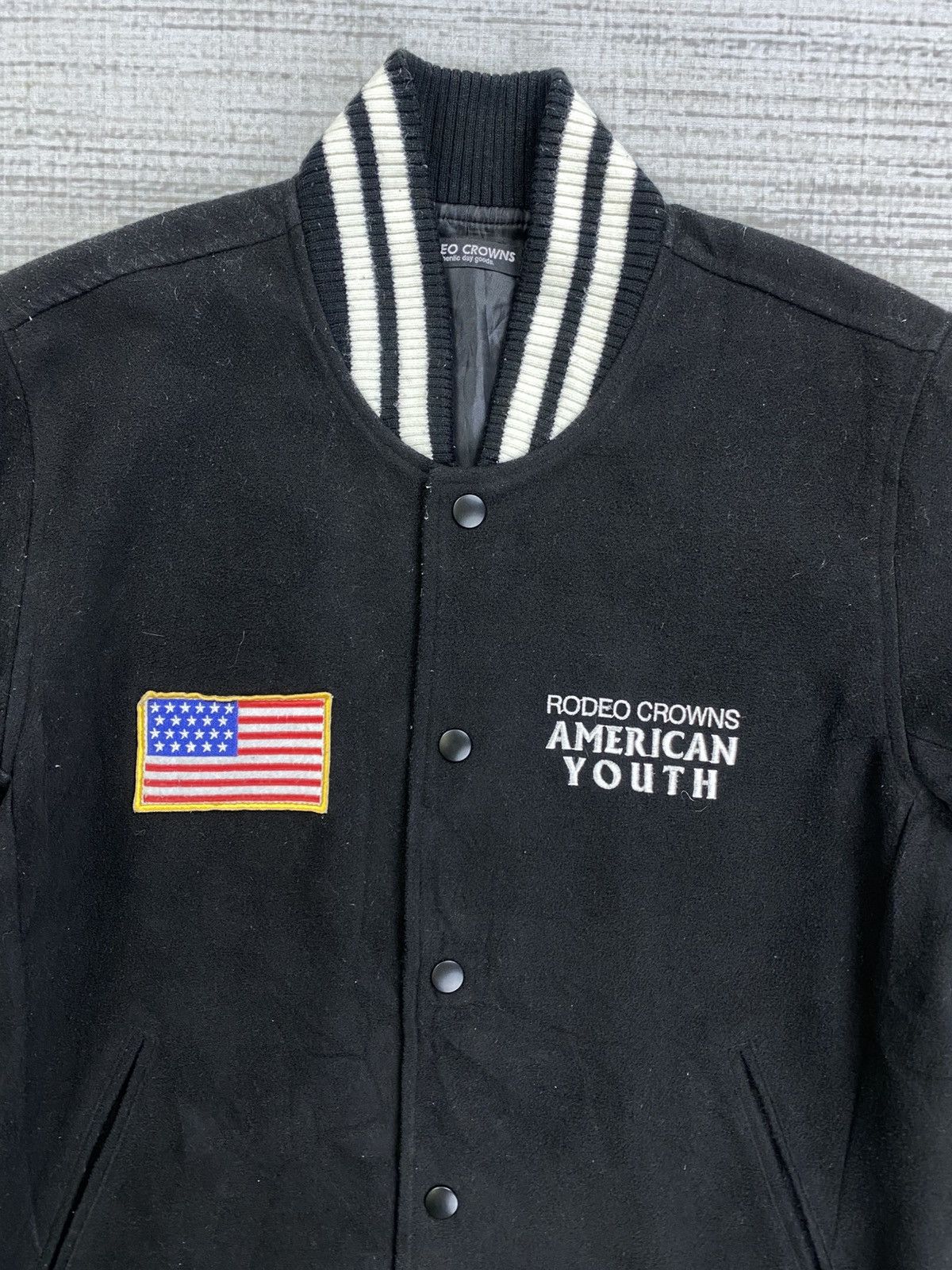 Disney × Japanese Brand × Vintage Vintage Rodeo Crowns American Youth x Disney Varsity Jacket Size US M / EU 48-50 / 2 - 5 Thumbnail