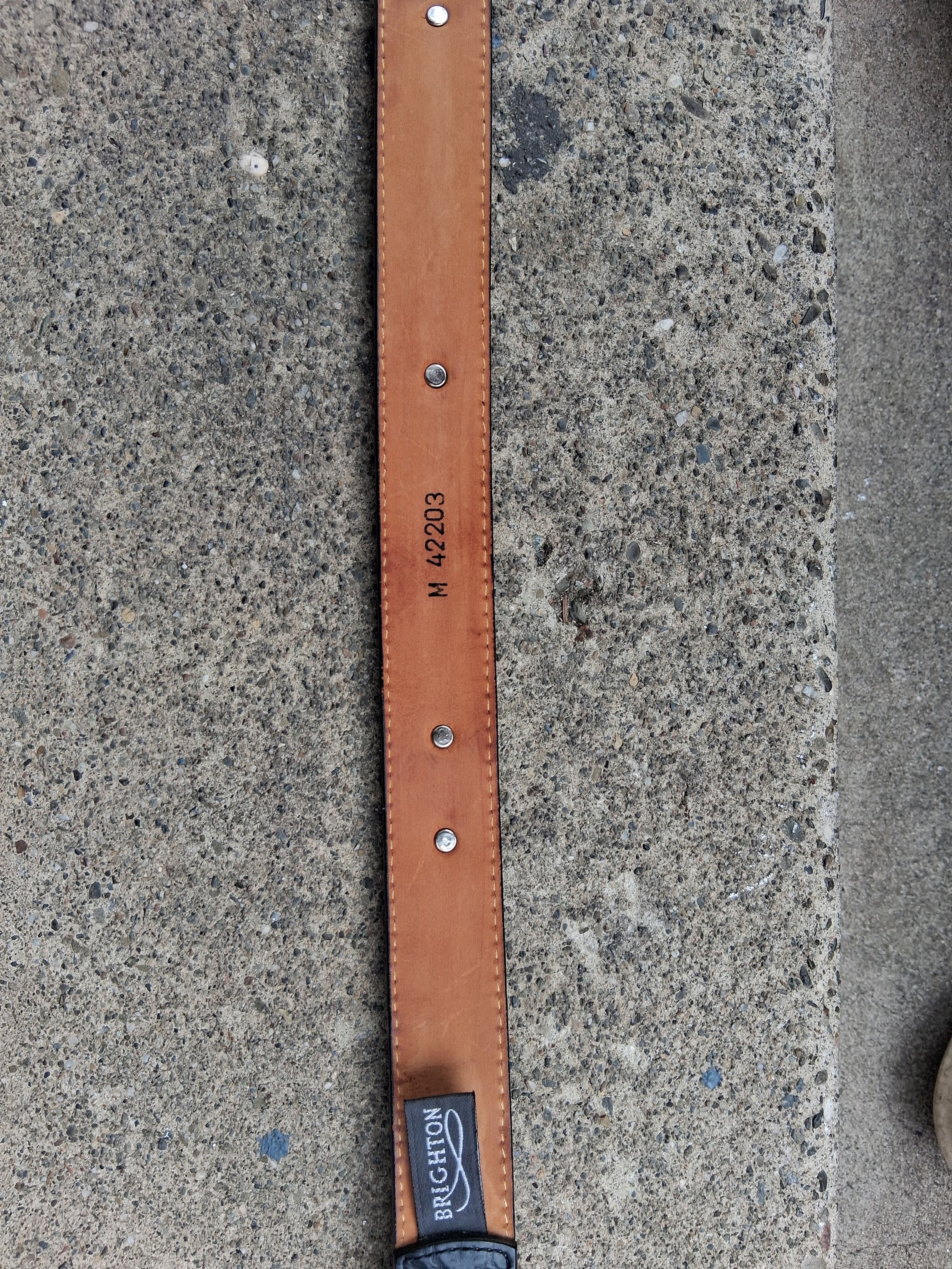 Brighton Y2K Brighton Unisex Black Belt Size ONE SIZE - 5 Thumbnail