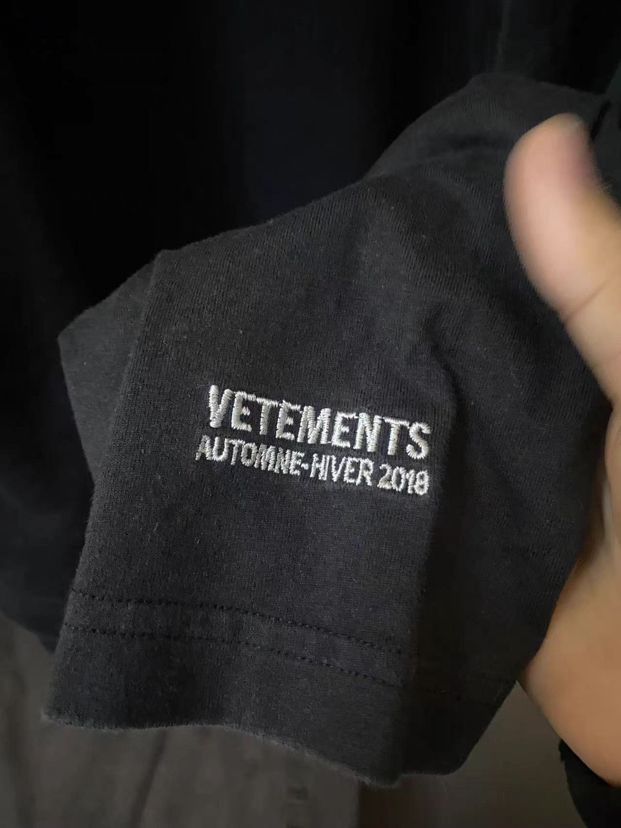Vetements Vetements Double Layer Hoodie Size US XS / EU 42 / 0 - 4 Thumbnail