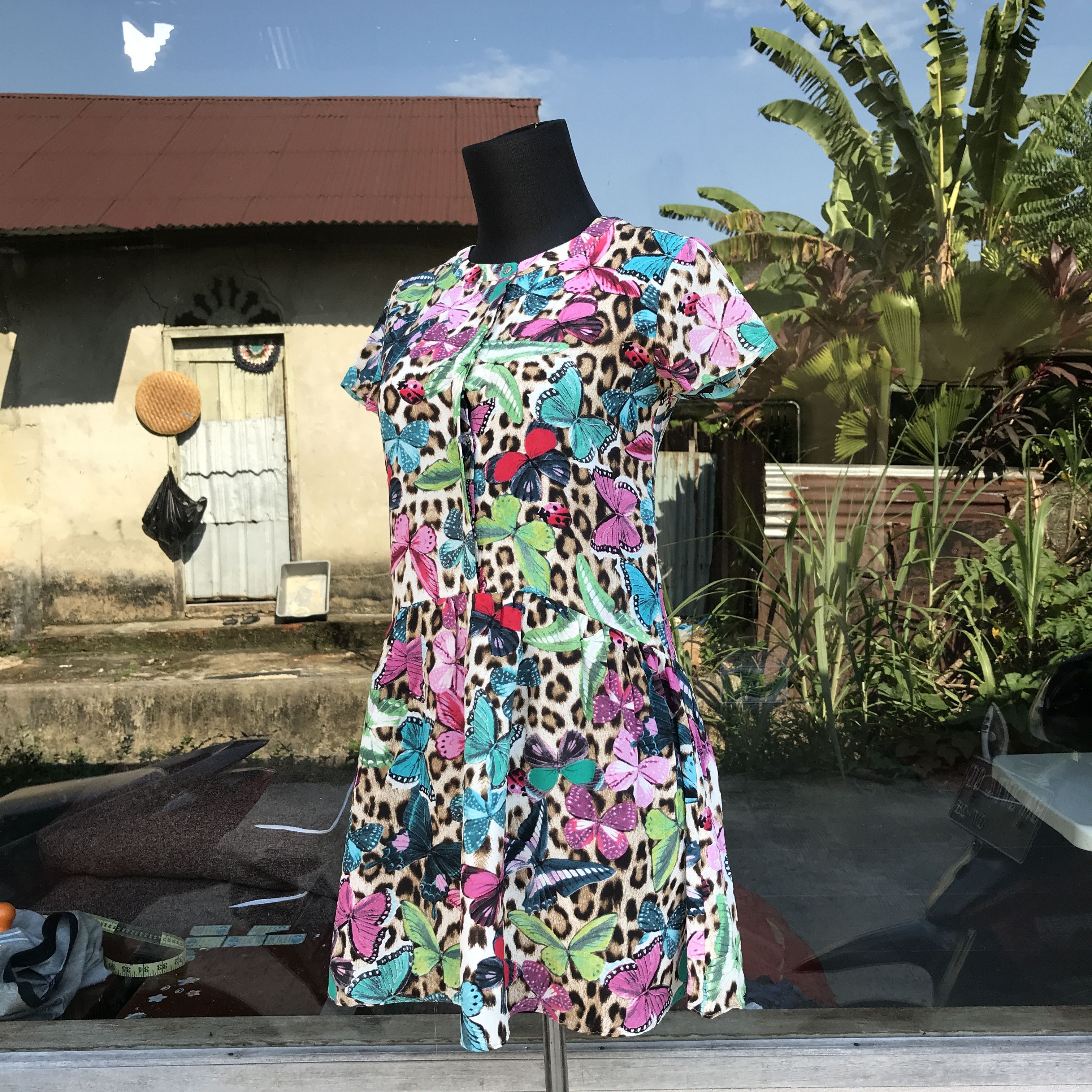 Roberto Cavalli Roberto Cavalli butterfly mini dress Size L / US 10 / IT 46 - 1 Thumbnail