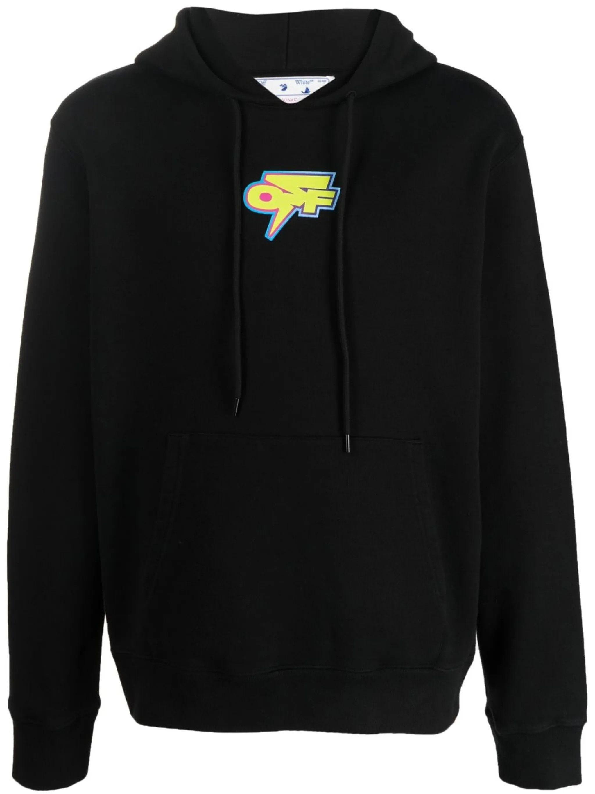 Off-White o1gr1nt0125 Degrade Thund Slim Hoodie in Black Size US XXS / EU 40 - 1 Thumbnail
