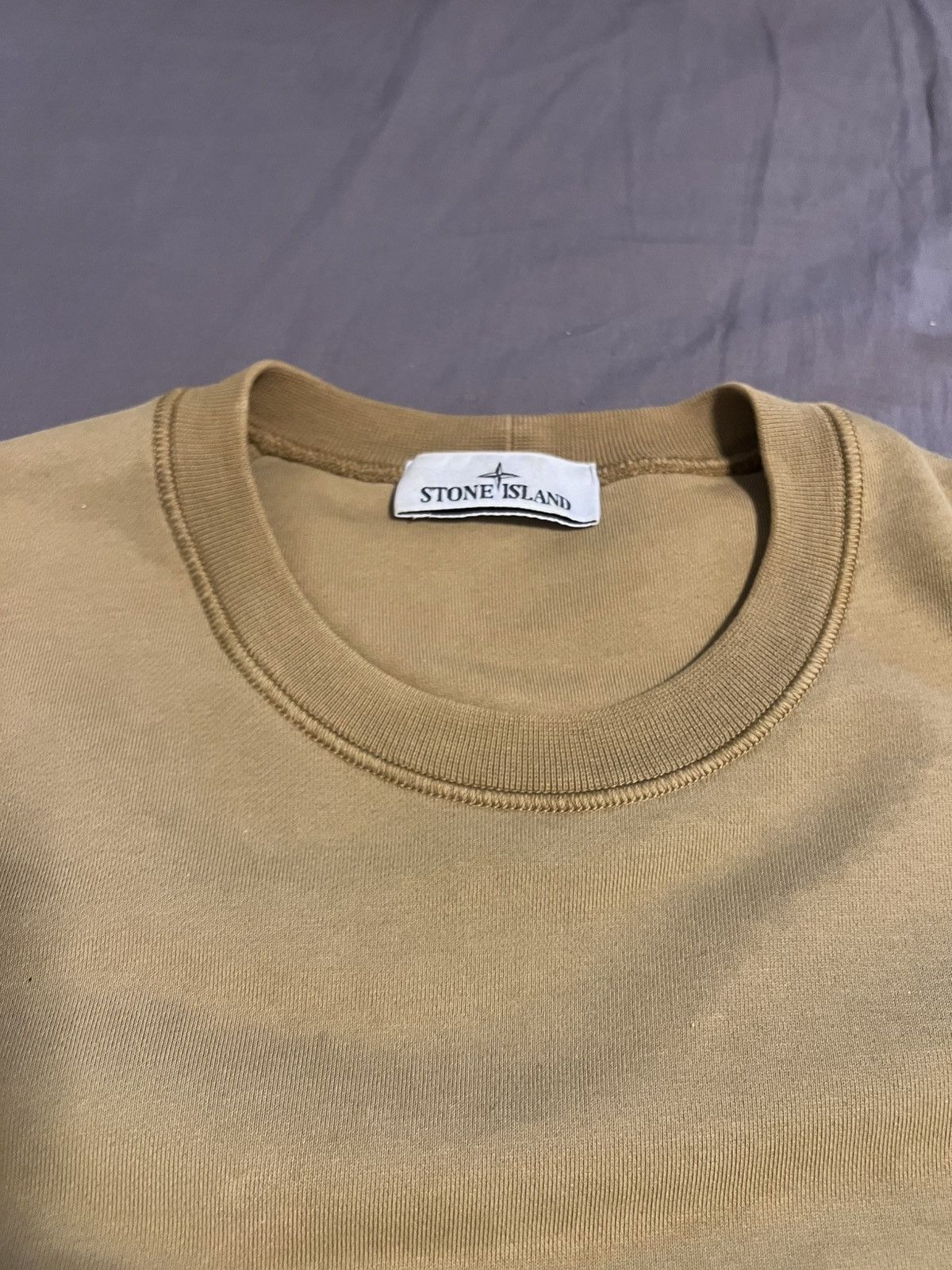 Stone Island STONE ISLAND Brushed Organic Cotton Crewneck Sweatshirt Size US M / EU 48-50 / 2 - 3 Thumbnail